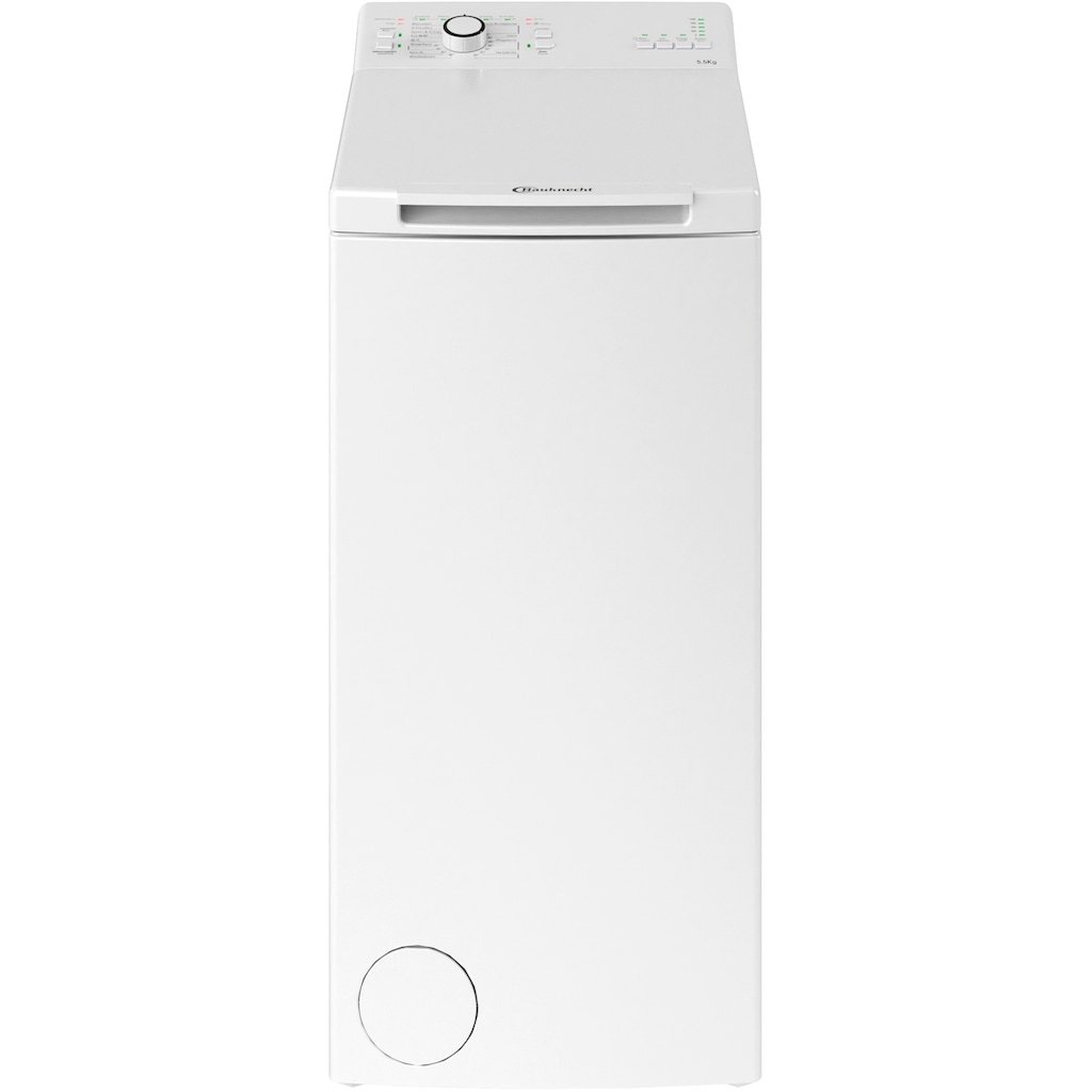 BAUKNECHT Waschmaschine Toplader »WAT Prime 550 SD N«, WAT Prime 550 SD N, 5,5 kg, 1000 U/min