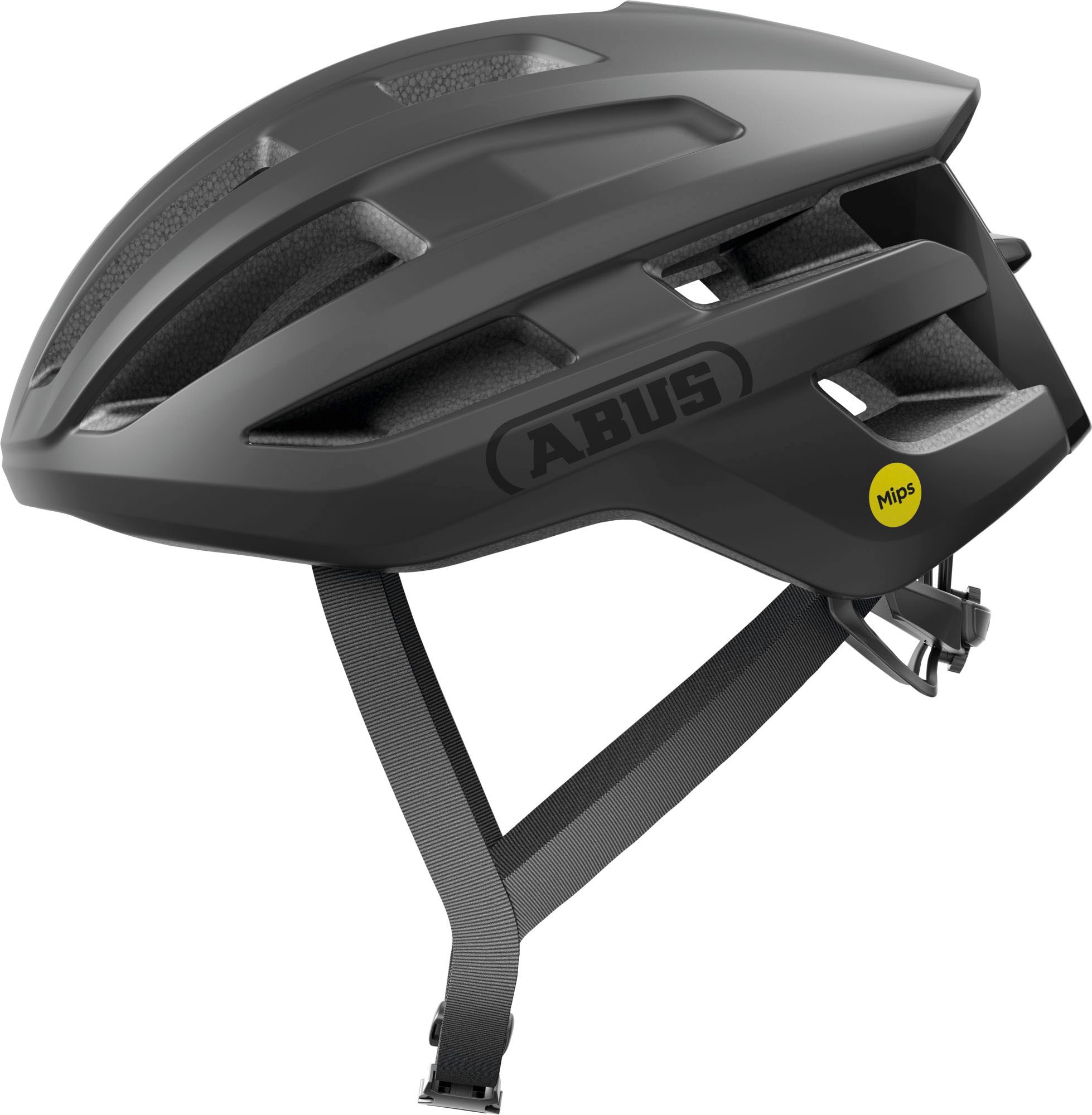 ABUS Fahrradhelm »POWERDOME MIPS« mattschwarz
