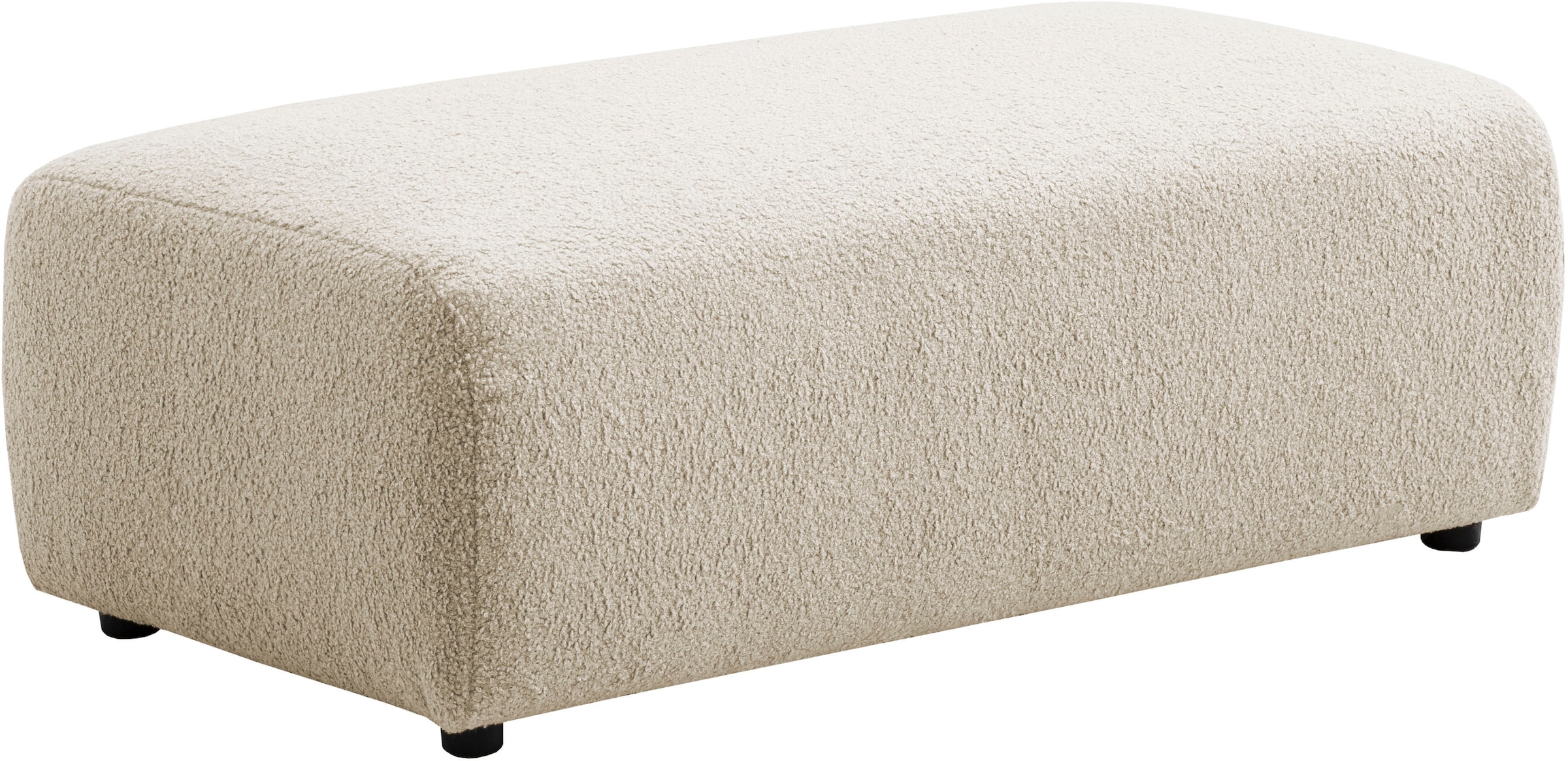 andas Hocker »BAKELS, Polsterhocker in Cord oder Boucle-Stoff«, zur Serie BAKELS, Hocker stellbar zum Schlafsofa (Krokodilverbinder)