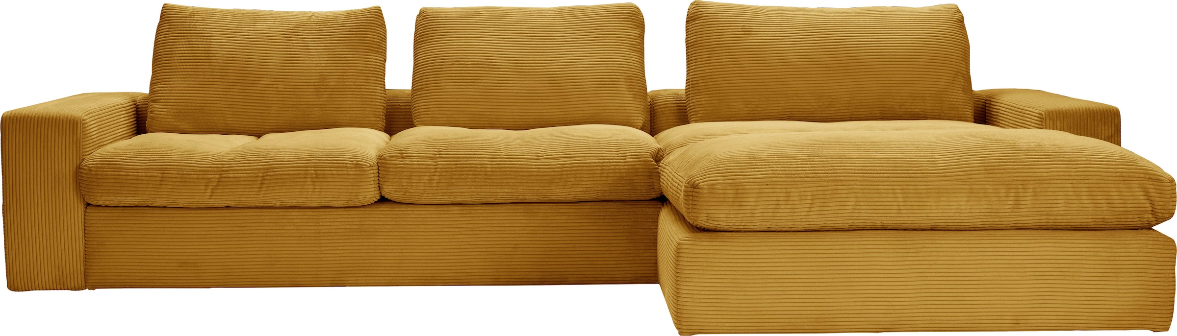 alina Ecksofa "Sandy", mit Recamiere, in modernem Cordstoff günstig online kaufen