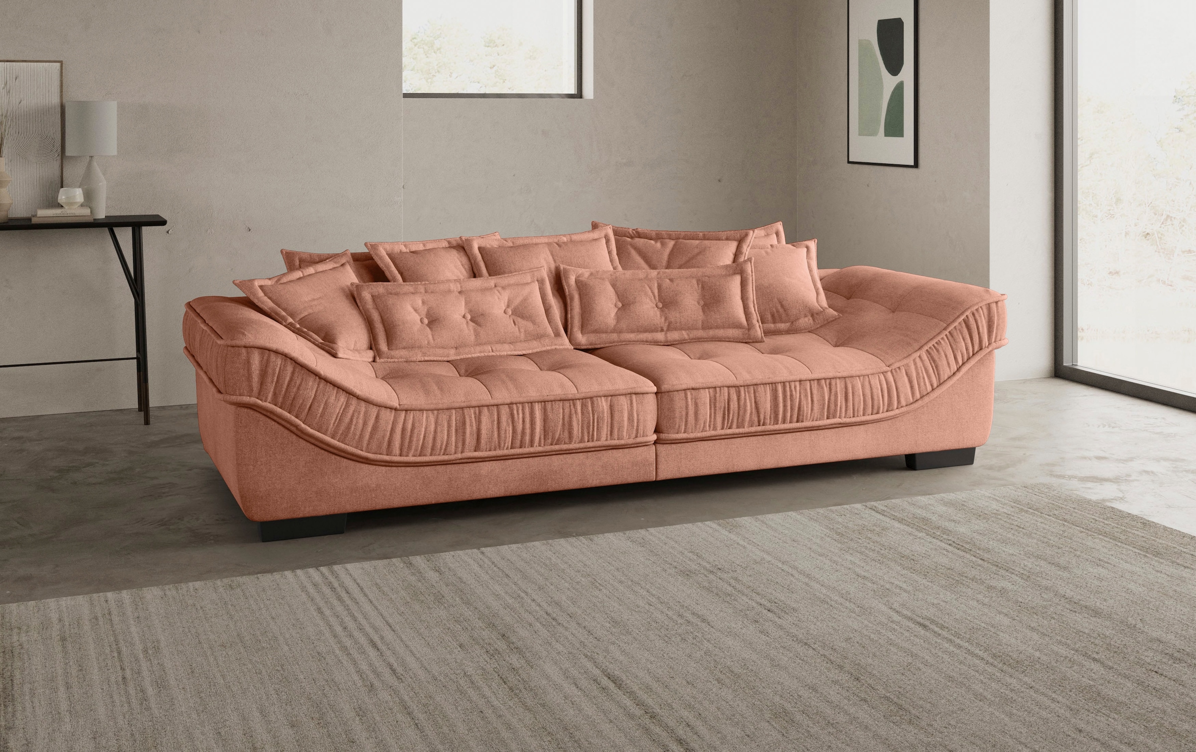 Mr. Couch Big-Sofa »Diwan II«, Wahlweise mit Kaltschaumpolsterung bis 140 kg belastbar