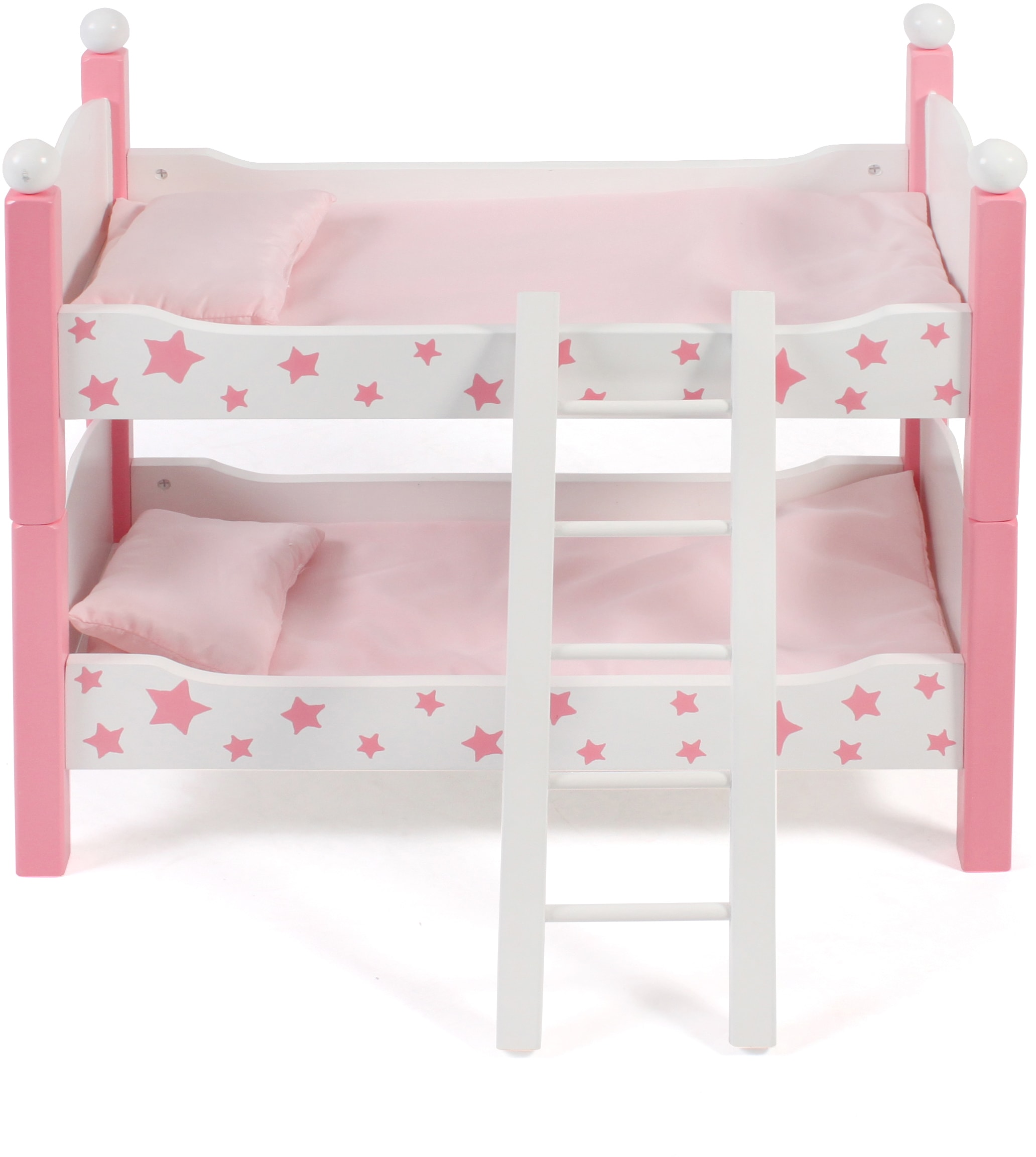 CHIC2000 Puppenbett »Stars Pink«, auch als zwei Einzelbetten verwendbar