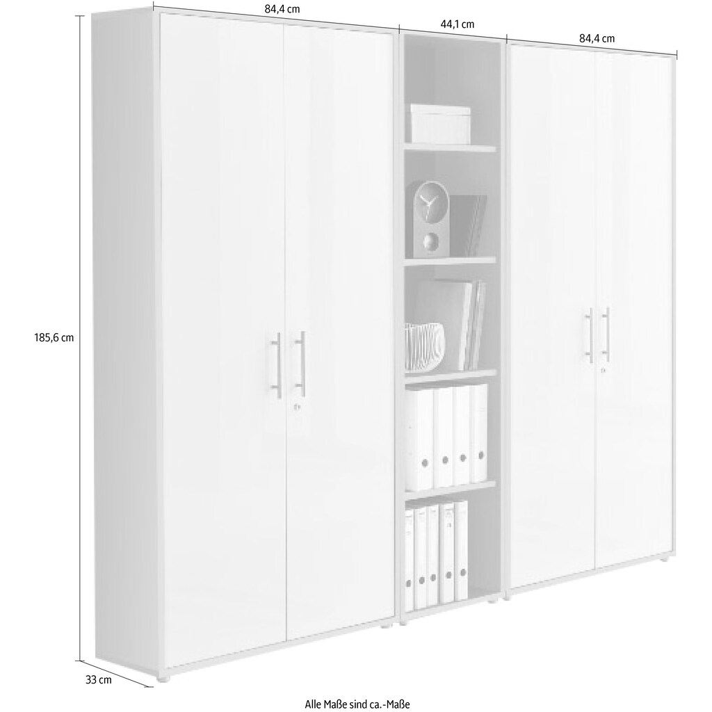 BMG Möbel Schrank-Set »Tabor«, (Set, 3 St.)