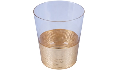 Gläser-Set »Gold Party«, (Set, 6 tlg.), Wassergläser-Set, 6-teilig, Inhalt 375 ml