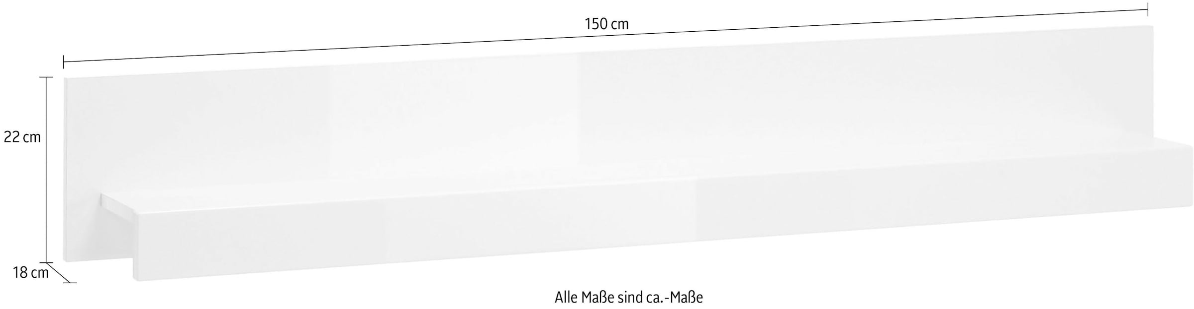 INOSIGN Wandboard »Carat«, Breite 150 cm