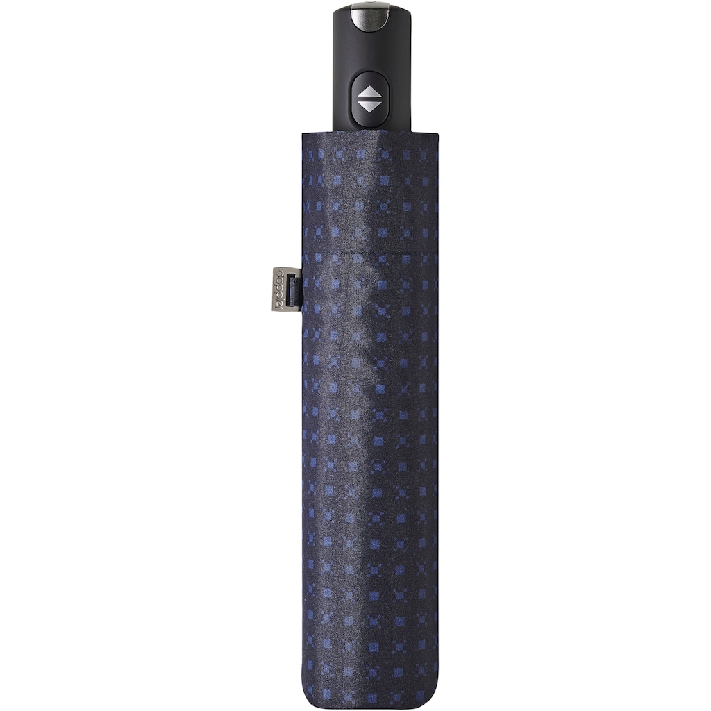 doppler® Taschenregenschirm »Carbonsteel Magic, space/blue«