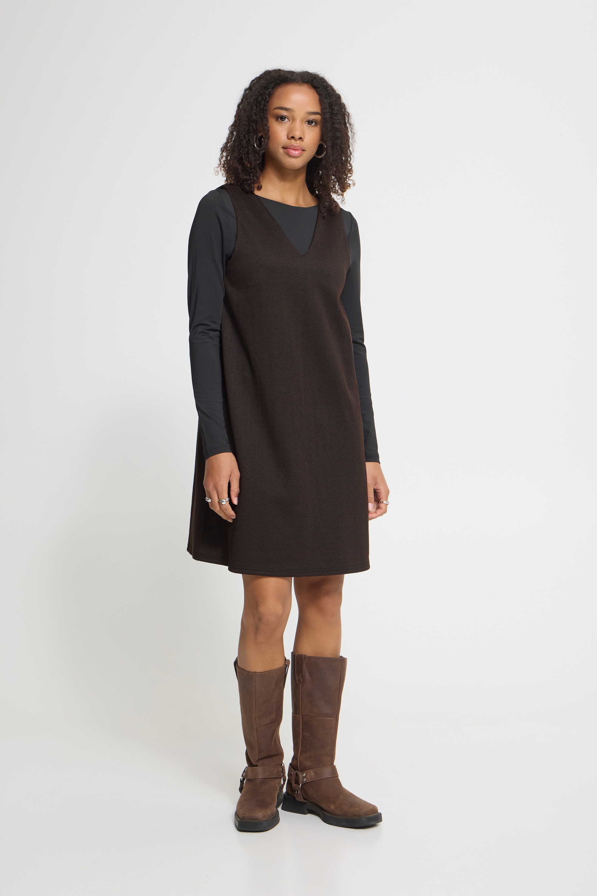 Ichi Midikleid »Freizeitkleid IHKATE«