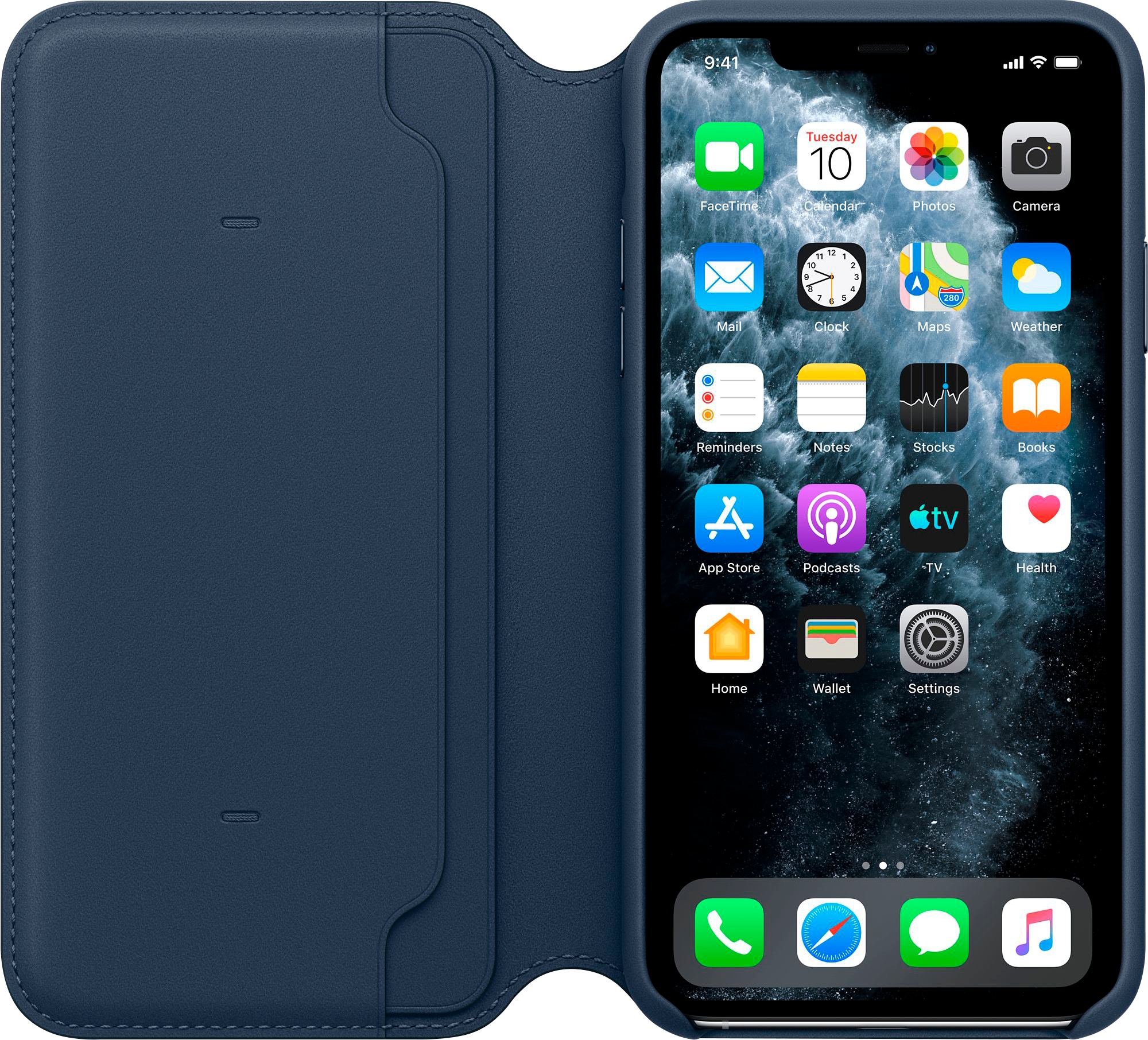 Smartphone-Hülle »iPhone 11 Pro Max Leather Folio«