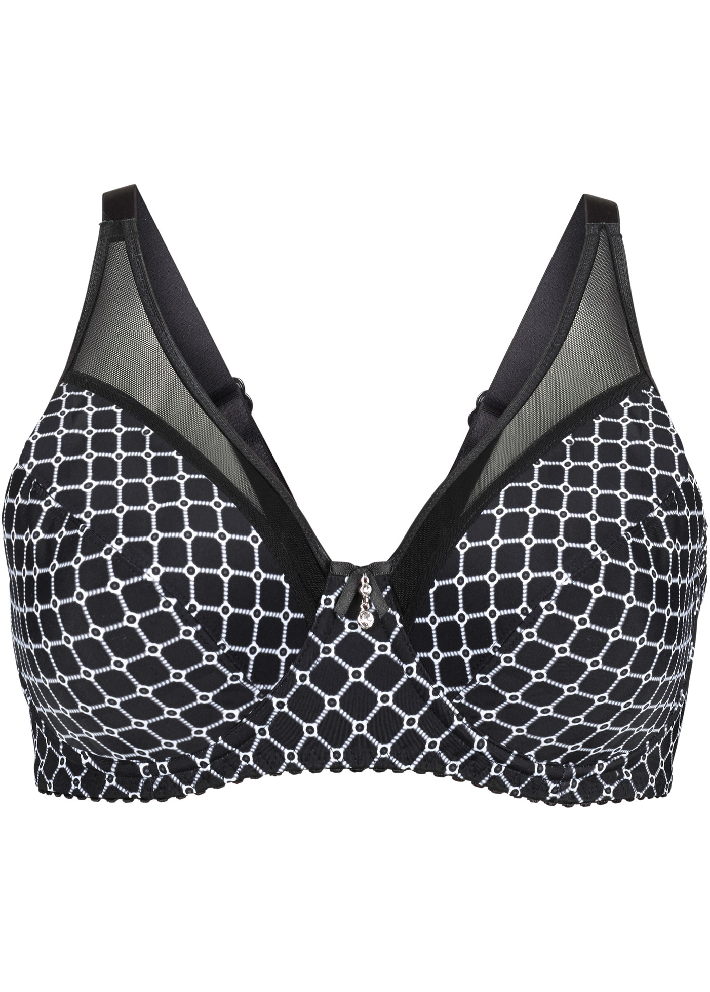 bonprix Minimizer-BH »Minimizer-BH mit Mesh« Minimizer-Funktion, klassische Passform, aus Polyamid und Elasthan