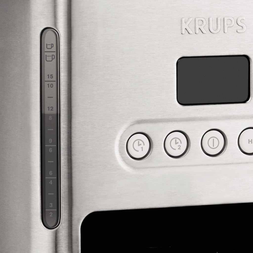 Krups Filterkaffeemaschine »KM442D«, 1,25 l Kaffeekanne, Papierfilter, 1x4, mit Keep Warm-Funktion