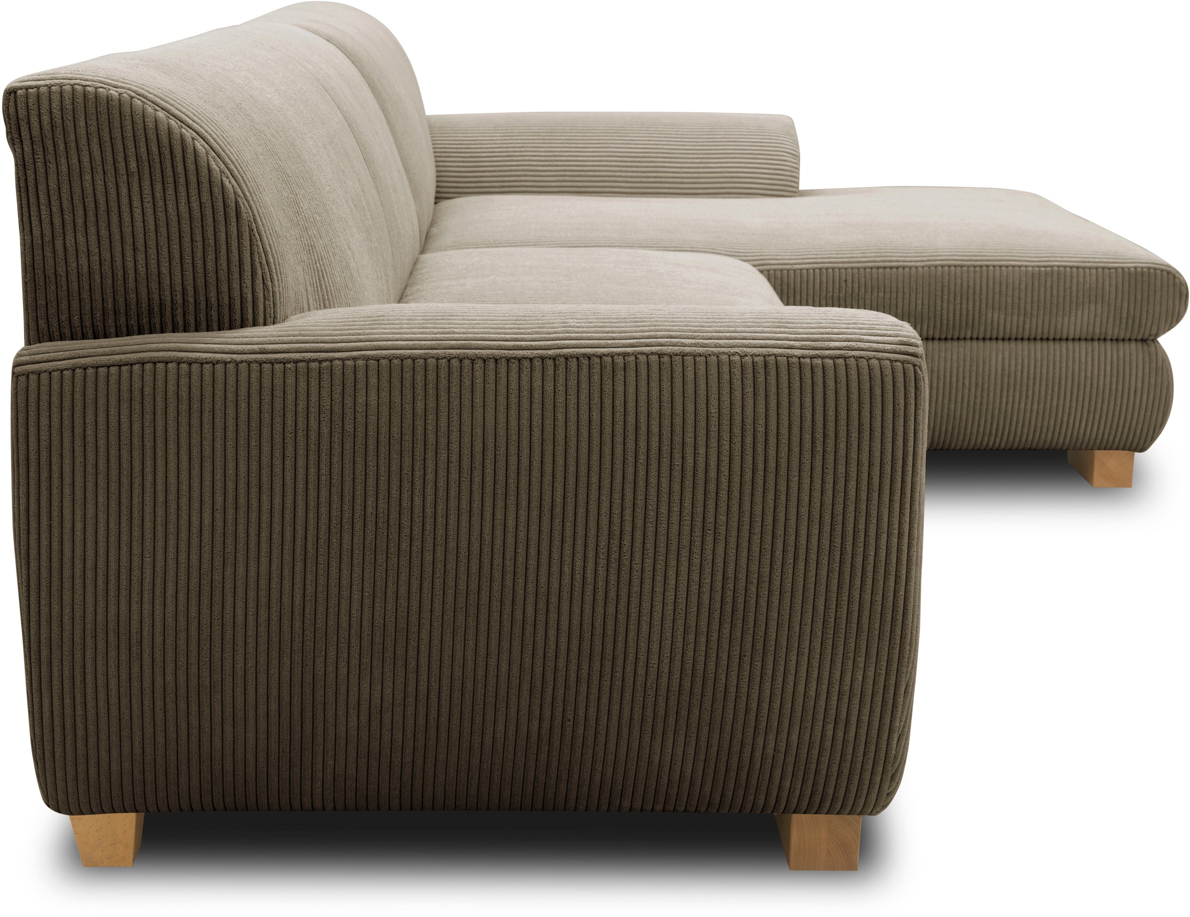 Home affaire Ecksofa »Nika L-Form«, wahlweise mit Bettfunktion, auch in Cord