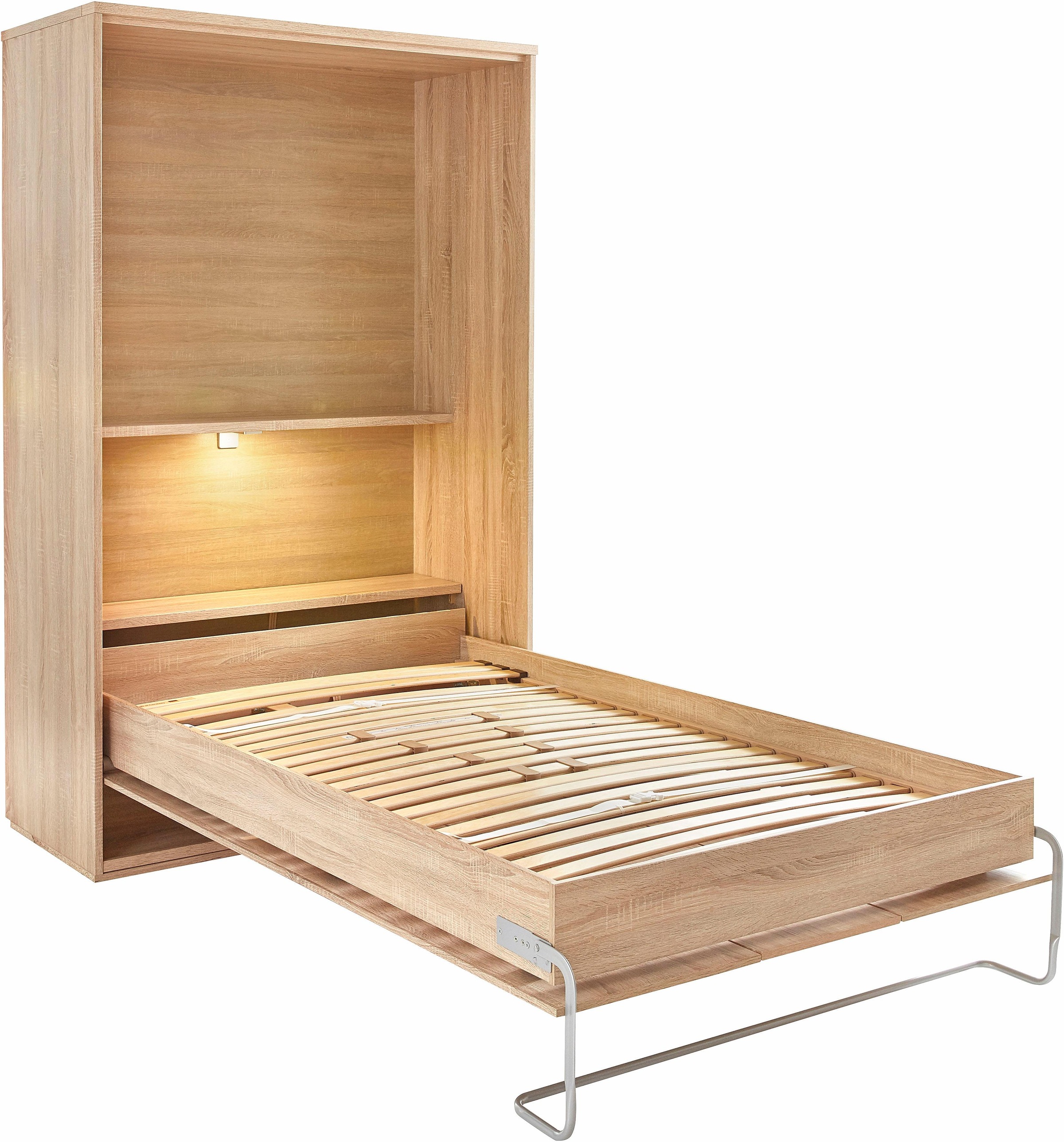 3. Bild von priess Schrankbett »Ancona«, mit Regal und LED-Beleuchtung