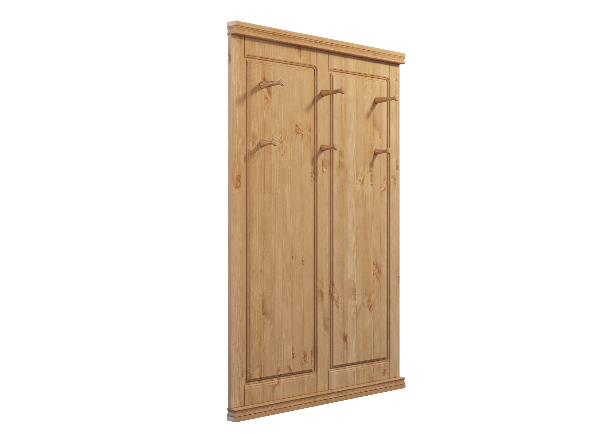 Home affaire Garderobenpaneel »Gotland«, aus massiver Kiefer, FSC®-zertifiziert, mit 6 Haken, 85 cm breit
