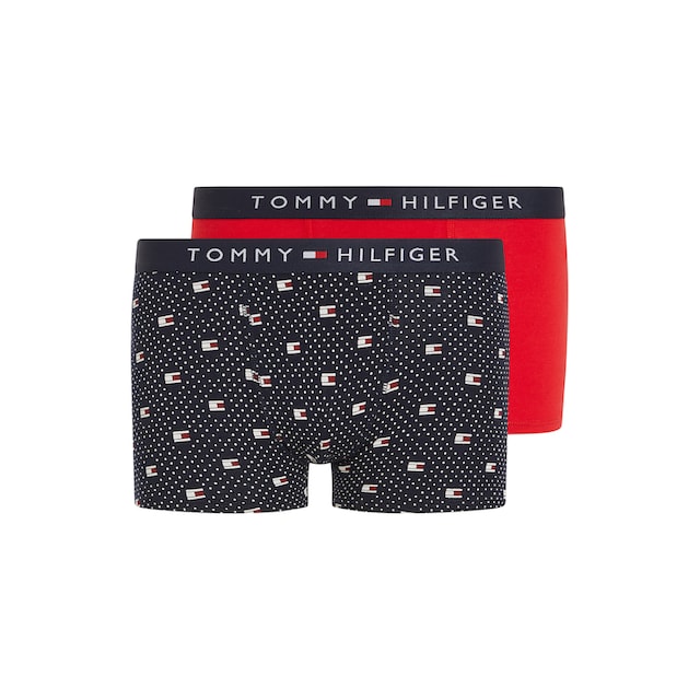 Tommy Hilfiger Underwear Trunk »2P TRUNK PRINT«, (Packung, 2er-Pack), mit  Label-Wäschebund kaufen