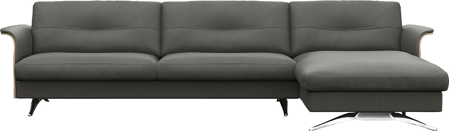 FLEXLUX Ecksofa »Glow, super bequem durch hochwertigem Sitzaufbau mit Feder günstig online kaufen
