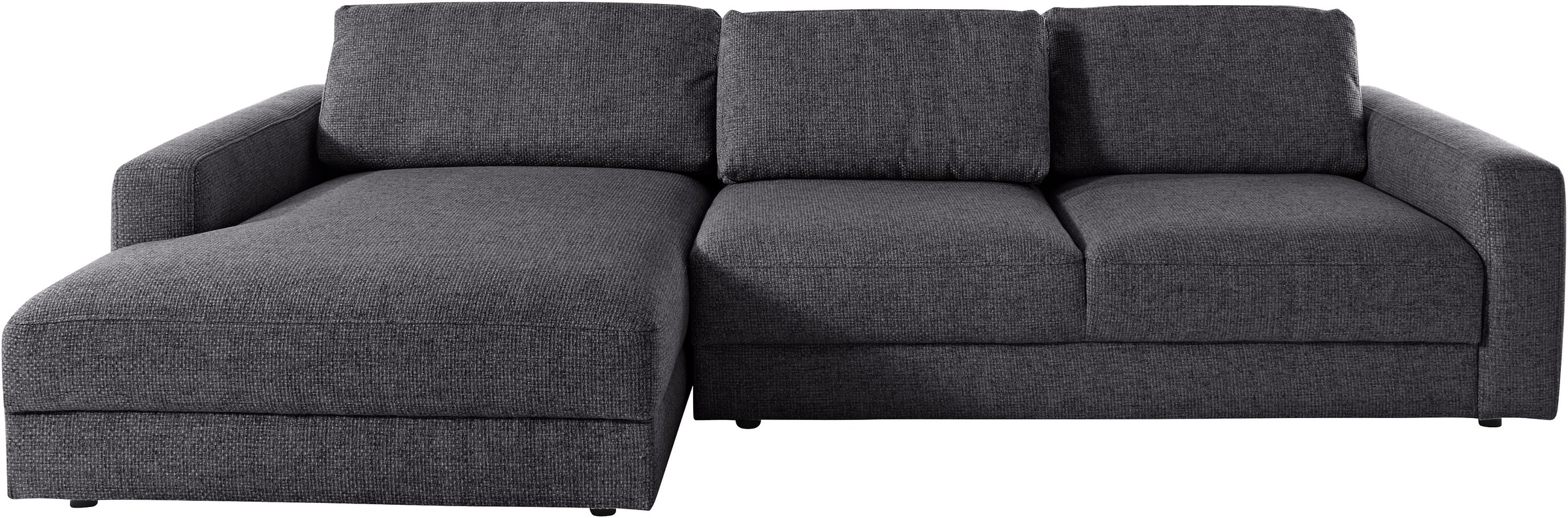 Places of Style Ecksofa »Bloomfield, elegant, viel Platz, Mega Couch, Breite 303cm, L-Form«, extra tiefe Sitzfläche, wahlweise mit Sitztiefenverstellung