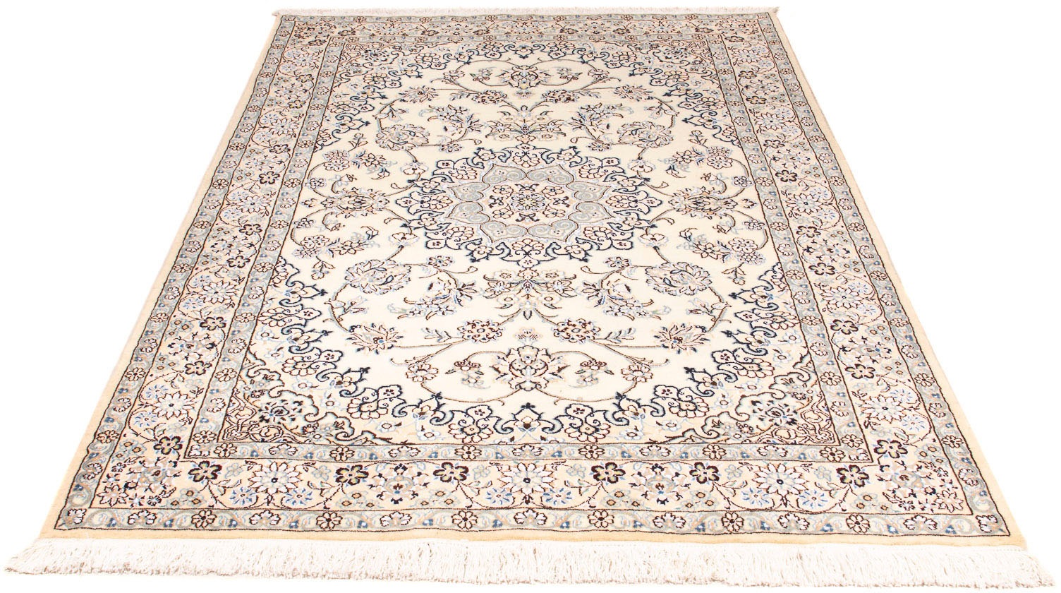 morgenland Orientteppich »Perser - Nain - Royal - 212 x 137 cm - beige«, re günstig online kaufen