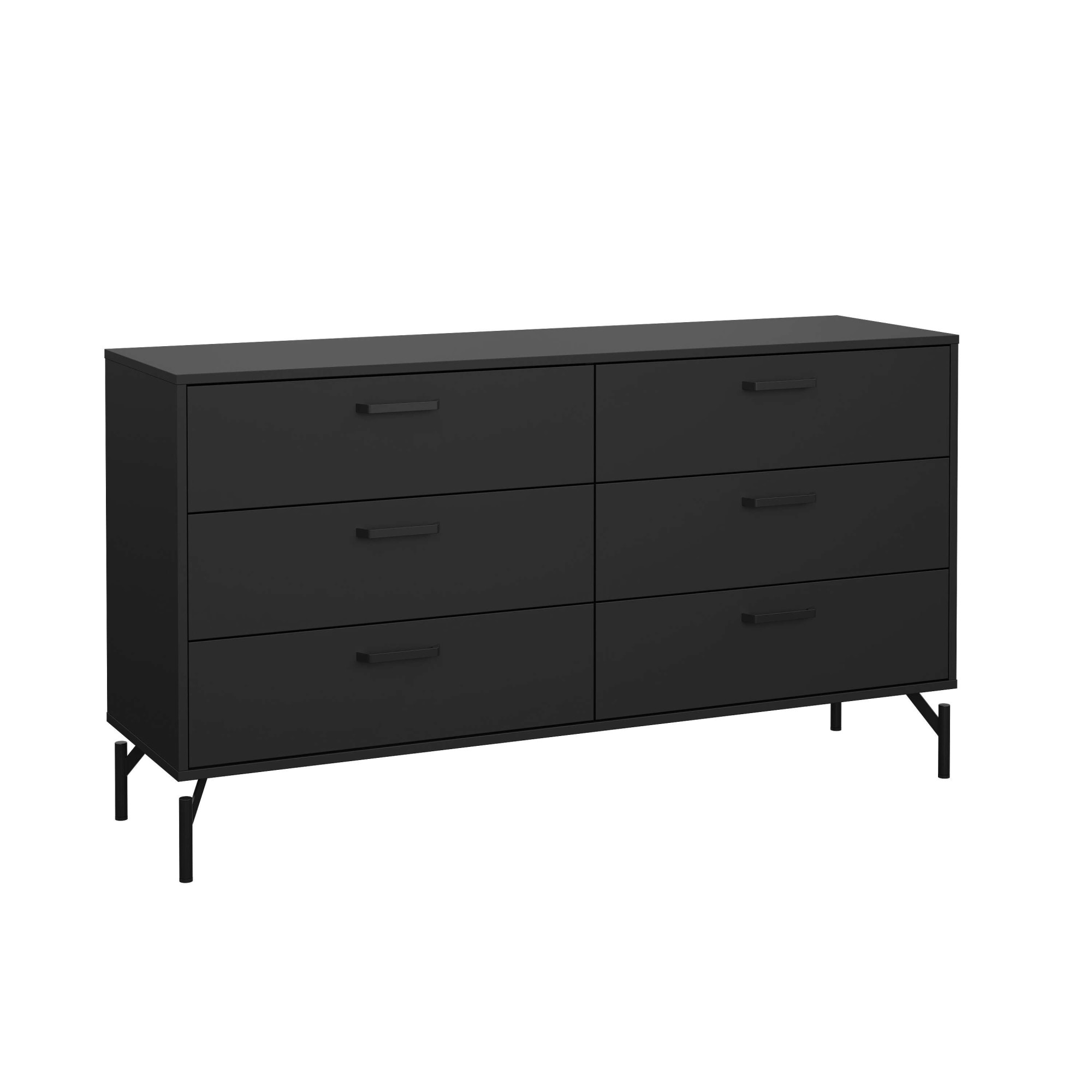 INOSIGN Kommode »Dana, Aufbewahrung, Schubladenschrank, Stauraum«, Sideboard mit 6 Schubladen, Metallbeine, Breite 138 cm