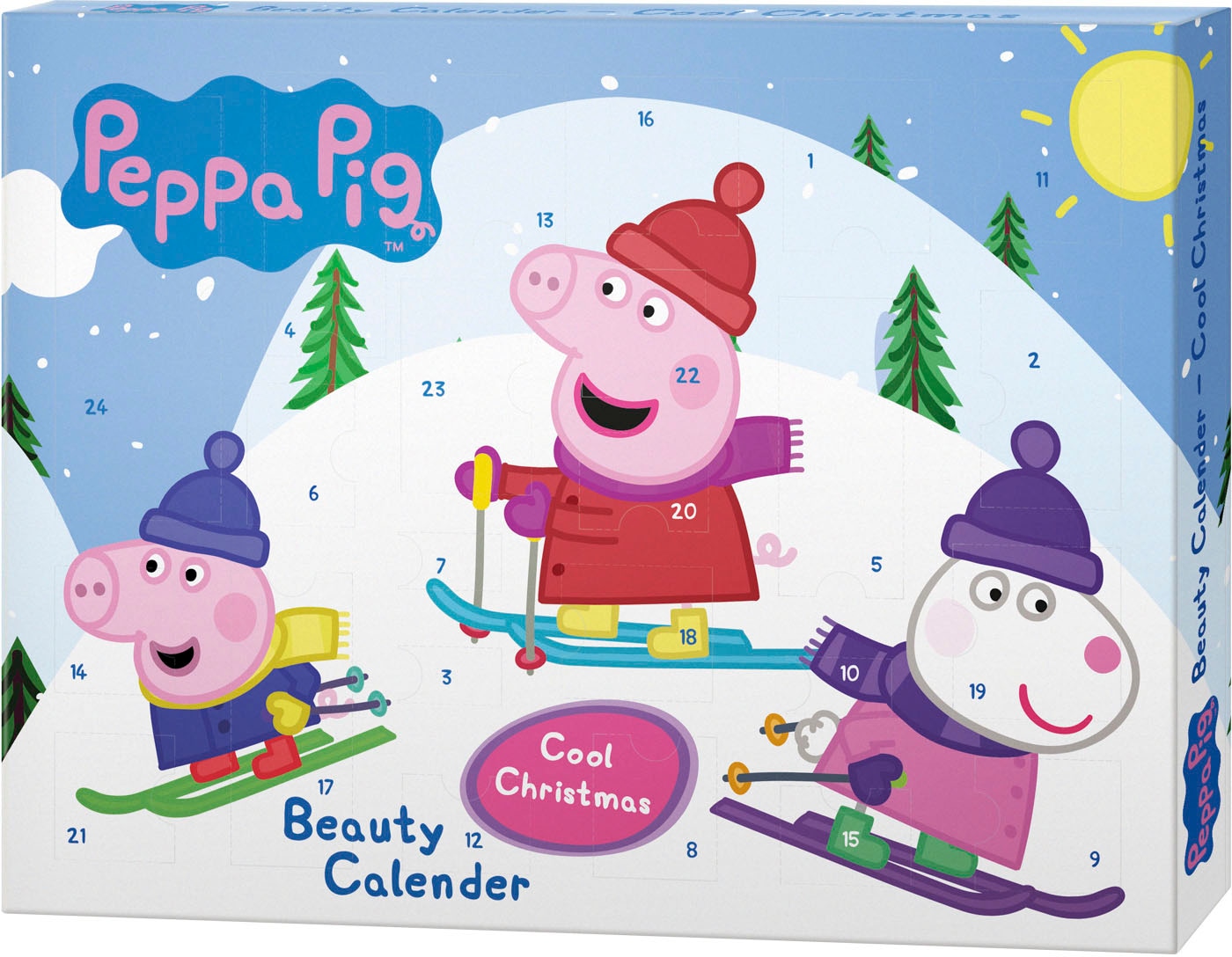 Adventskalender »Peppa Pig Bath & Fun Calendar 'Cool Christmas'«, ab 6 Jahren