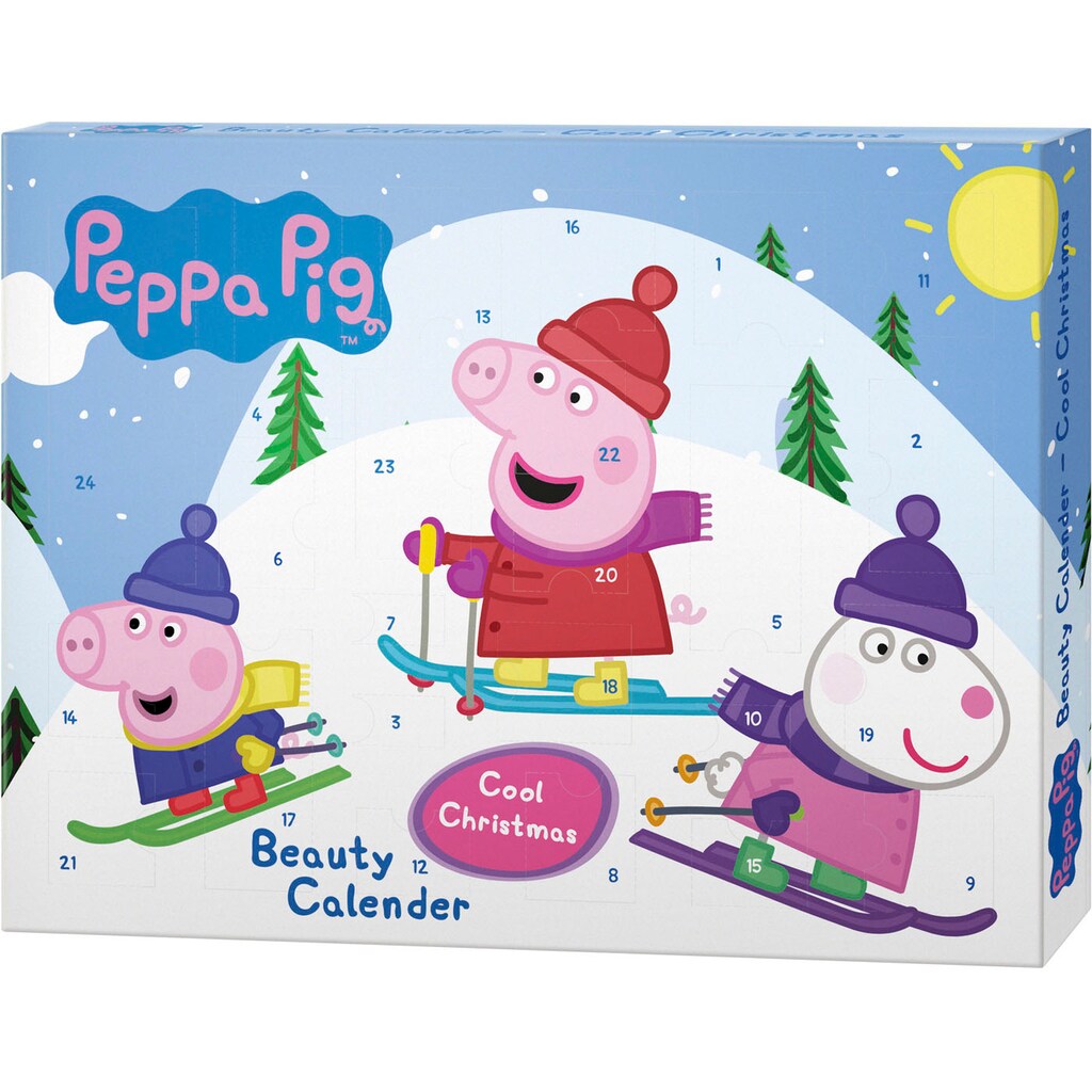 Peppa Pig Adventskalender »Peppa Pig Bath & Fun Calendar 'Cool Christmas'«, ab 6 Jahren