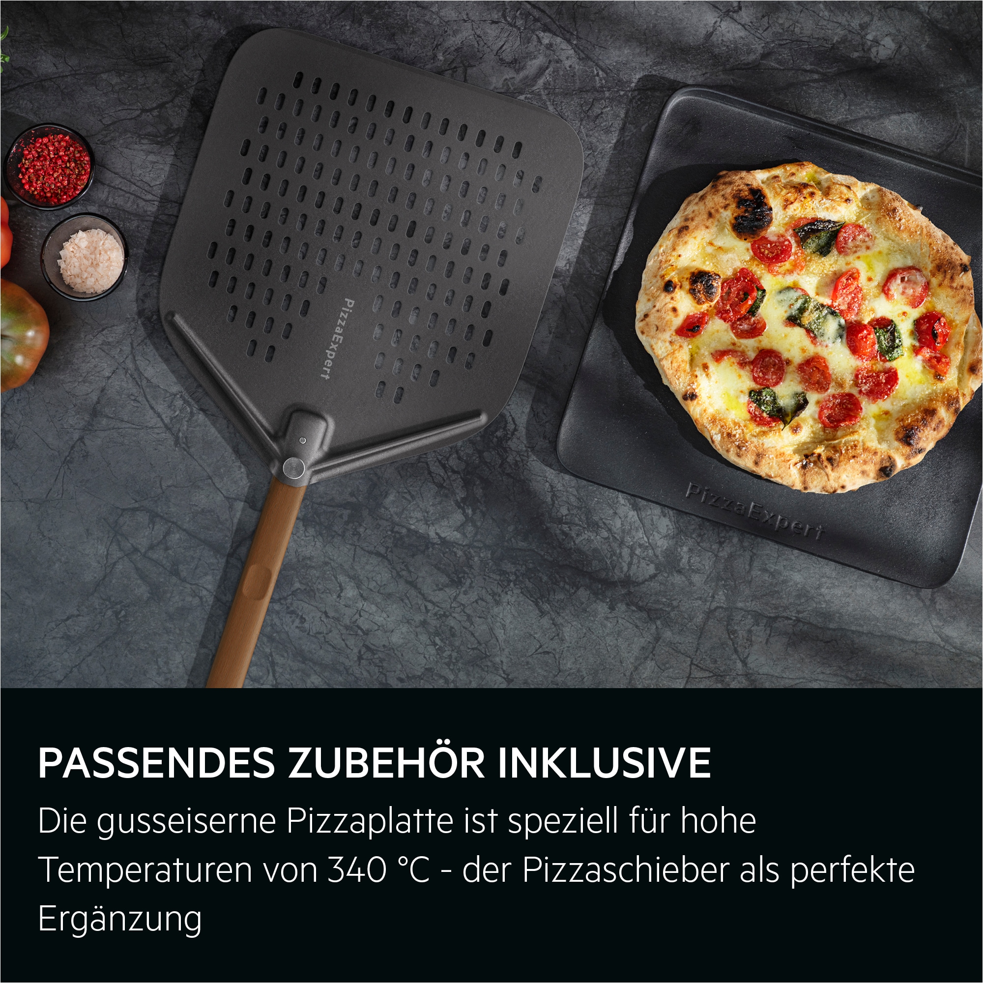 AEG Pyrolyse Backofen 7000 »TX7PB62WSB« mit Pyrolyse-Selbstreinigung Pizza-Ofen: Pizza in 150 Sek. – bei 340 °C wie im Restaurant zu Hause