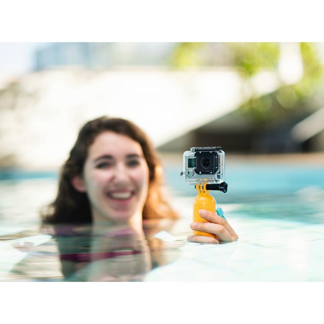 Hama Kamerahalterung »Schwimmgriff für GoPro Hero 2, 3, 3+, 4 Actioncam Halter«, - Auftriebshilfe Griff Stick