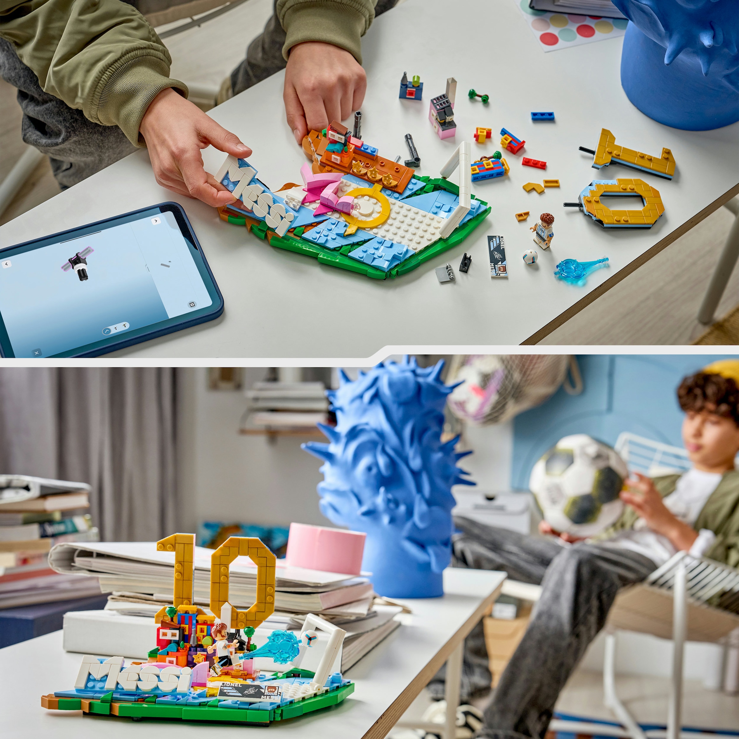 LEGO® Konstruktionsspielsteine »Lionel Messi – Fußball-Highlights (43011), LEGO Editions Football«
