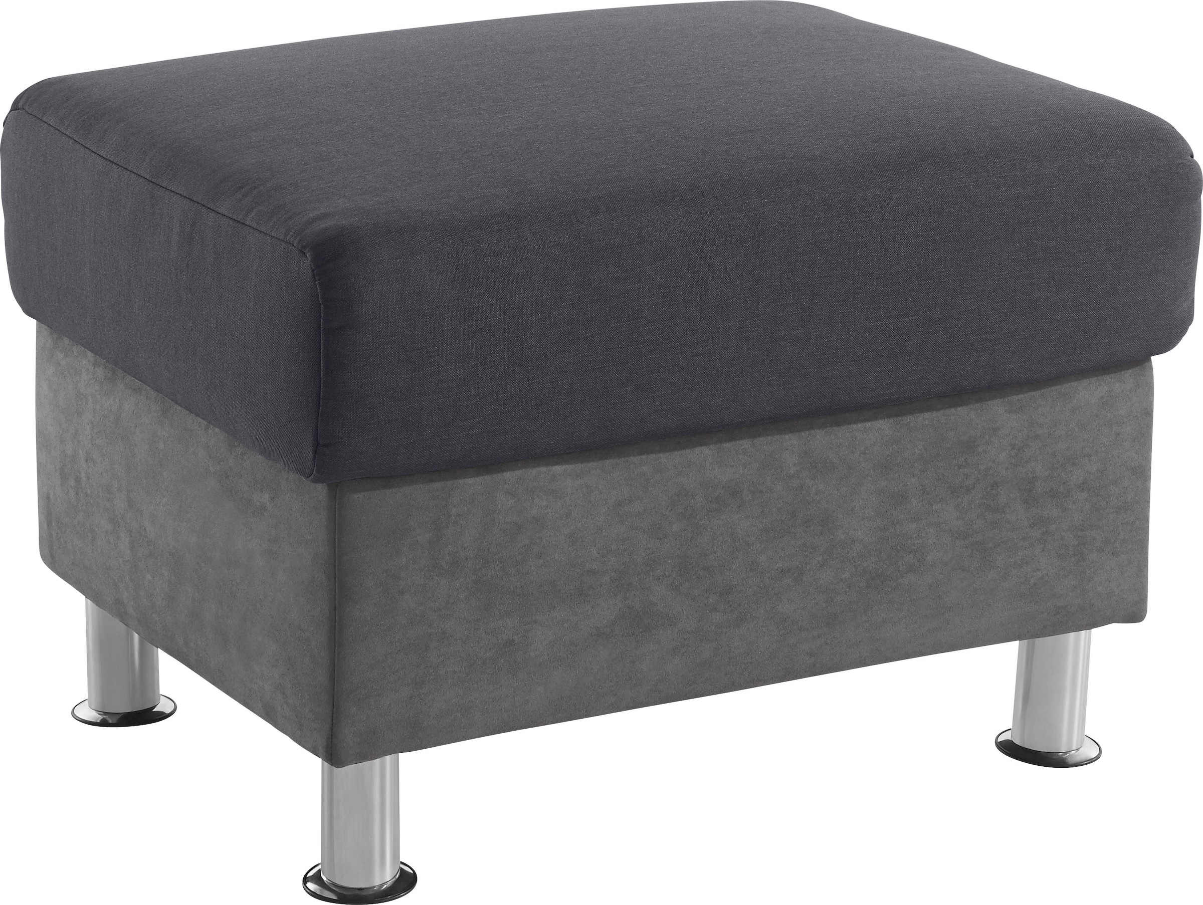 TRENDMANUFAKTUR Hocker wahlweise mit komfortablem Federkern, frei im Raum stellbar