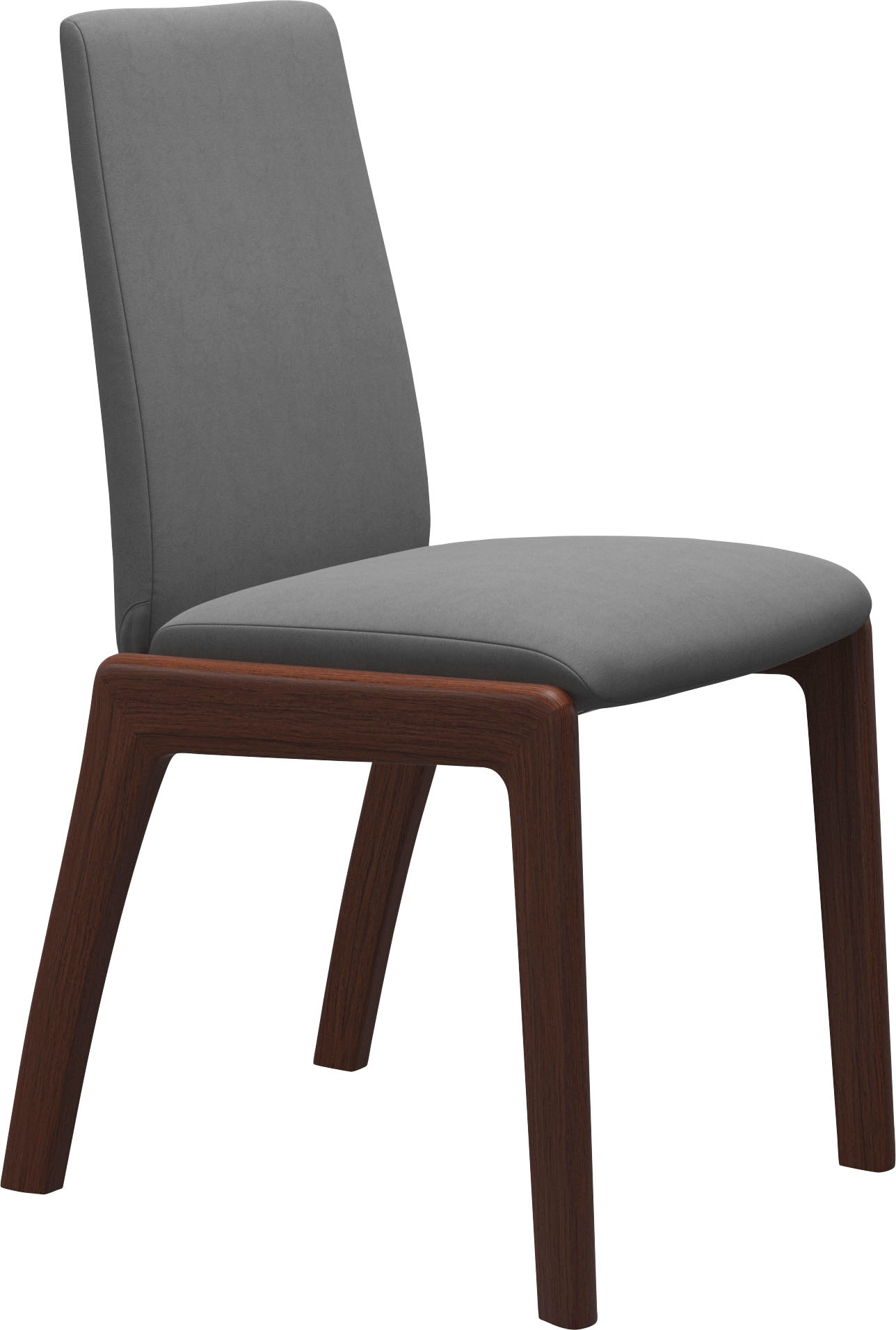 Stressless® Polsterstuhl »Laurel«, Microfaser DINAMICA, Low Back, Größe M, mit abgerundeten Beinen in Walnuss