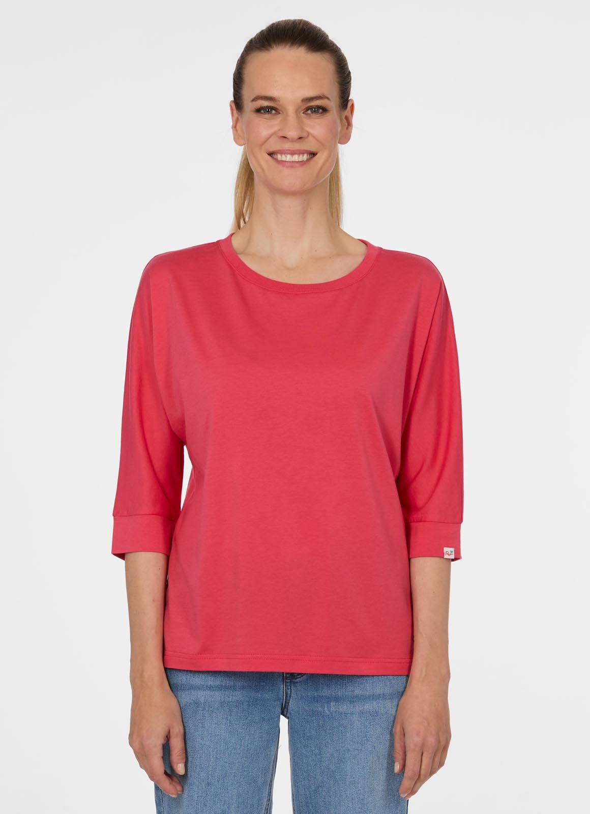 Ragwear 3/4-Arm-Shirt »SHIMONA« mit Rundhalsausschnitt, ohne Verschluss, aus Baumwollmischung