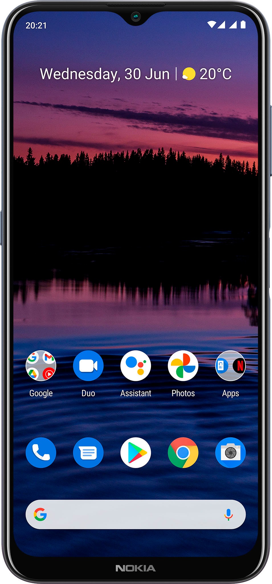 Nokia Smartphone »G20,4+64GB, Dual SIM«, glacier, 16,54 cm/6,51 Zoll, 64 GB  Speicherplatz, 48 MP Kamera auf Rechnung kaufen