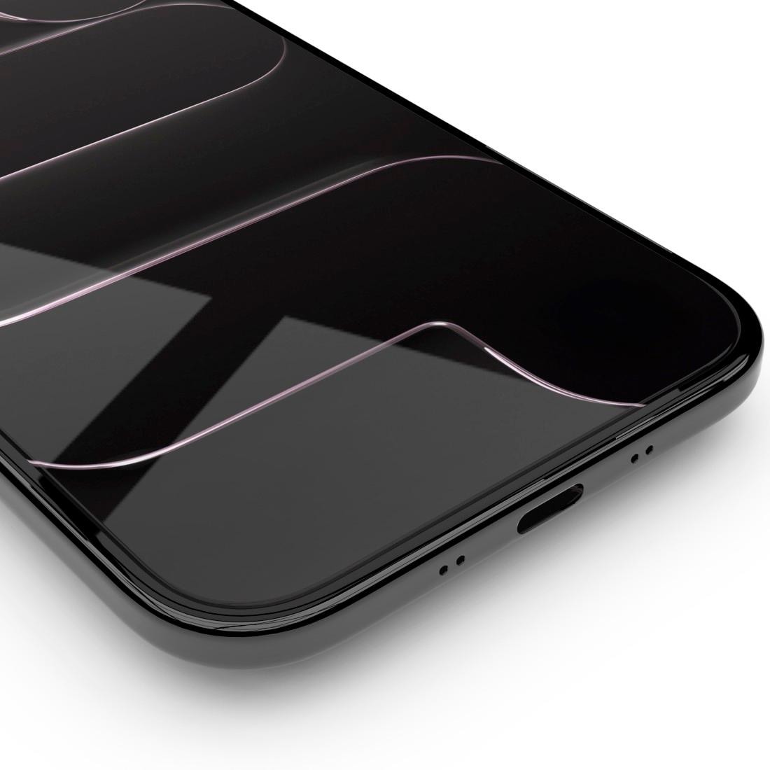 Hama Displayschutzglas »Displayschutz f. Apple iPhone Air (Panzerglas ultraklar, Montagehilfe)«