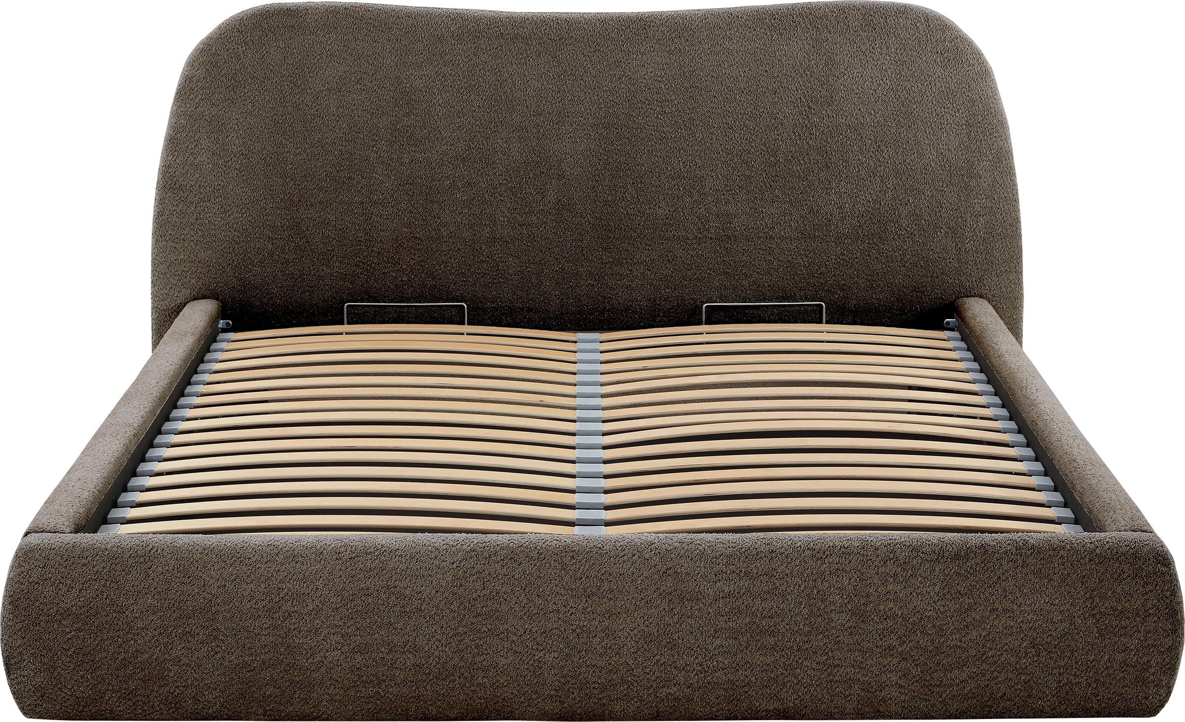 ATLANTIC home collection Polsterbett »Sophie«, mit oder ohne Stauraum, hochwertiger Bouclé-Bezug