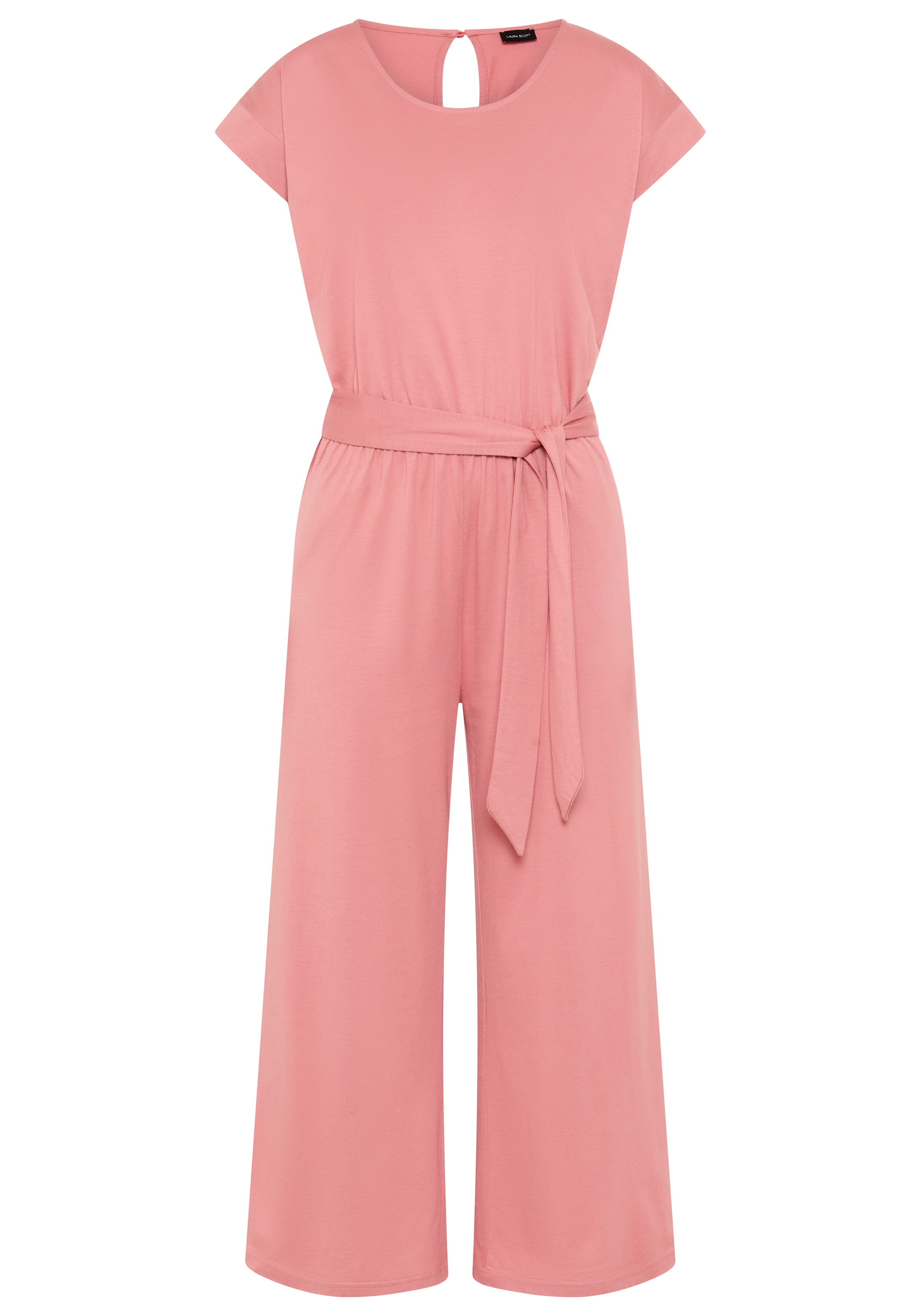 Laura Scott Jumpsuit für entspannte Casual- und Sommermode, Halbarm-Design