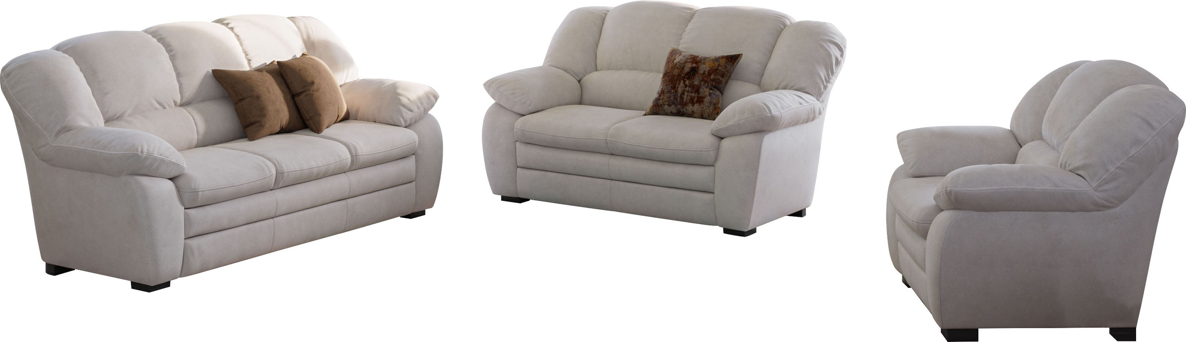 COTTA Polstergarnitur »Casino« Set, 3 Stk. tlg. Sessel, 2-Sitzer, 2,5-Sitze günstig online kaufen