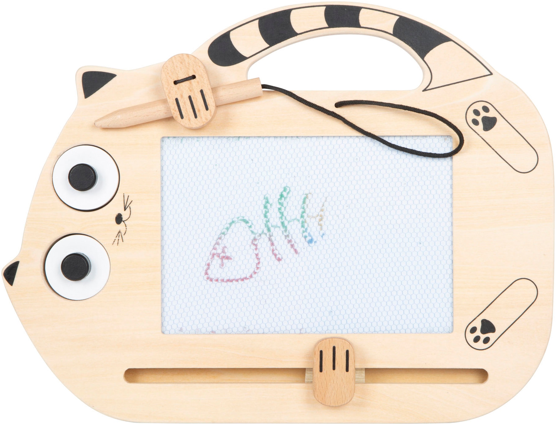 Small Foot Zaubertafel »Katze«, magnetisch, mit Tragegriff