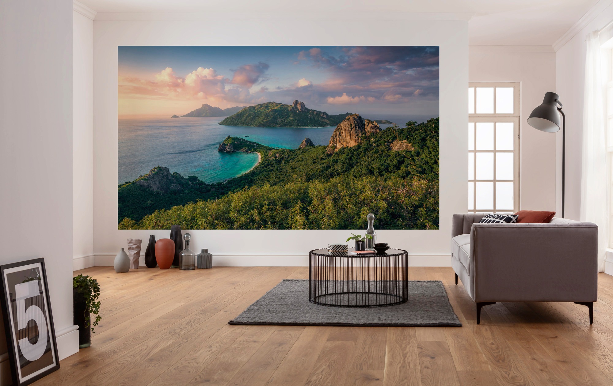 Komar Vliestapete »Digitaldruck Vlies - Monkey Island - Größe 350 x 200 cm«, bedruckt, Wohnzimmer, Schlafzimmer