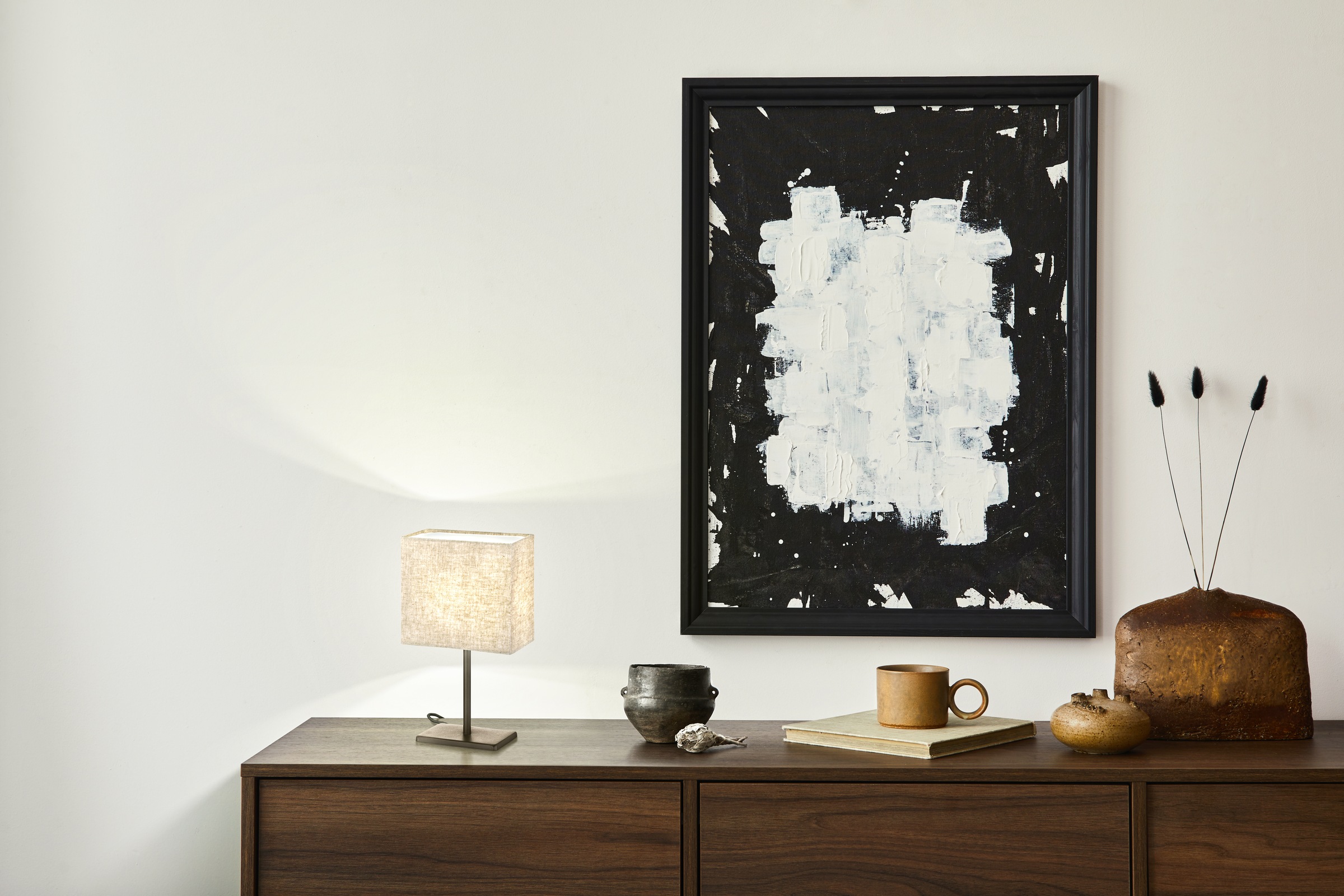 easy! BY FHL LED Tischleuchte »Kate«, 1 flammig, Leuchtmittel E14 | ohne Leuchtmittel, Tischleuchte,Stoffschirm,Schnurschalter,Hochwertige Verarbeitung