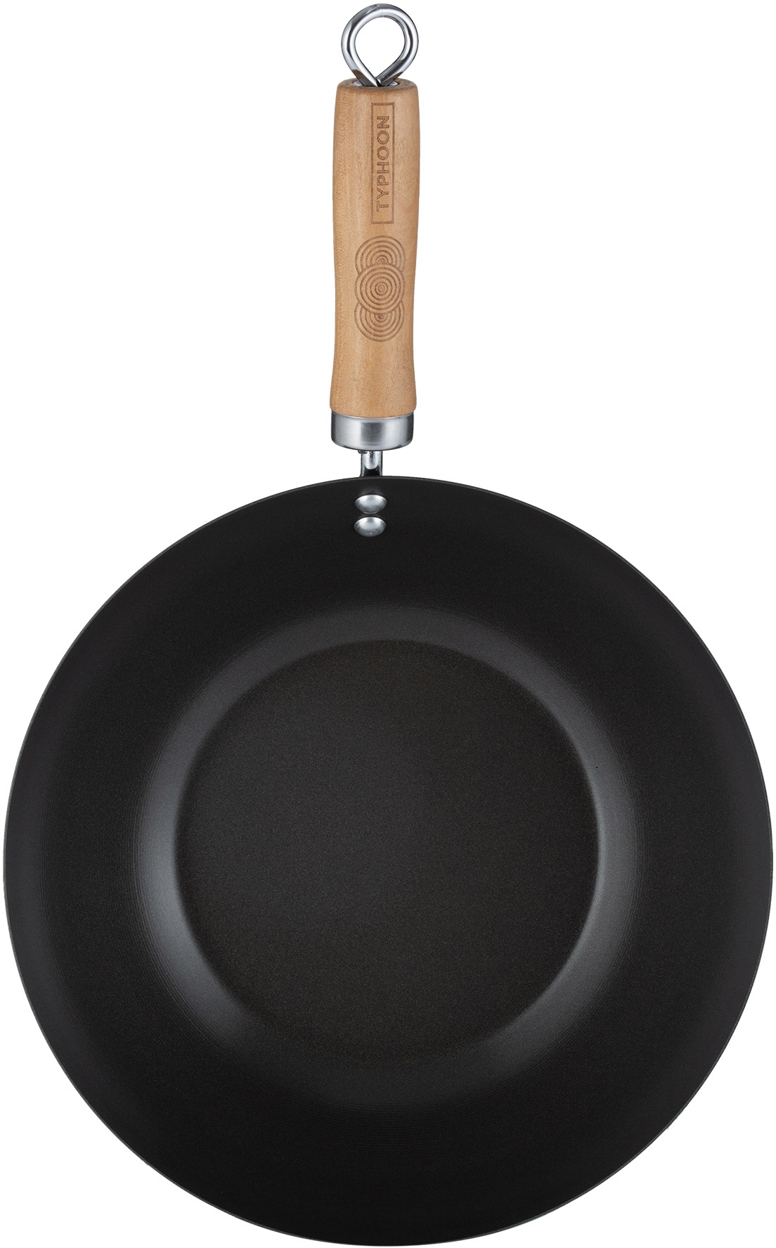 Typhoon Wok "Typhoon", schwarz, Ø 28cm + Höhe 12,5cm