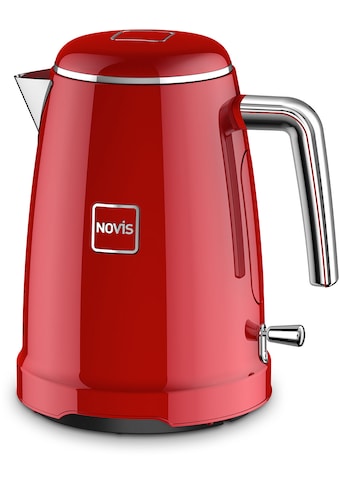 NOVIS Wasserkocher »K1 rot«, 1,6 l, 2400 W, Metallgehäuse kaufen