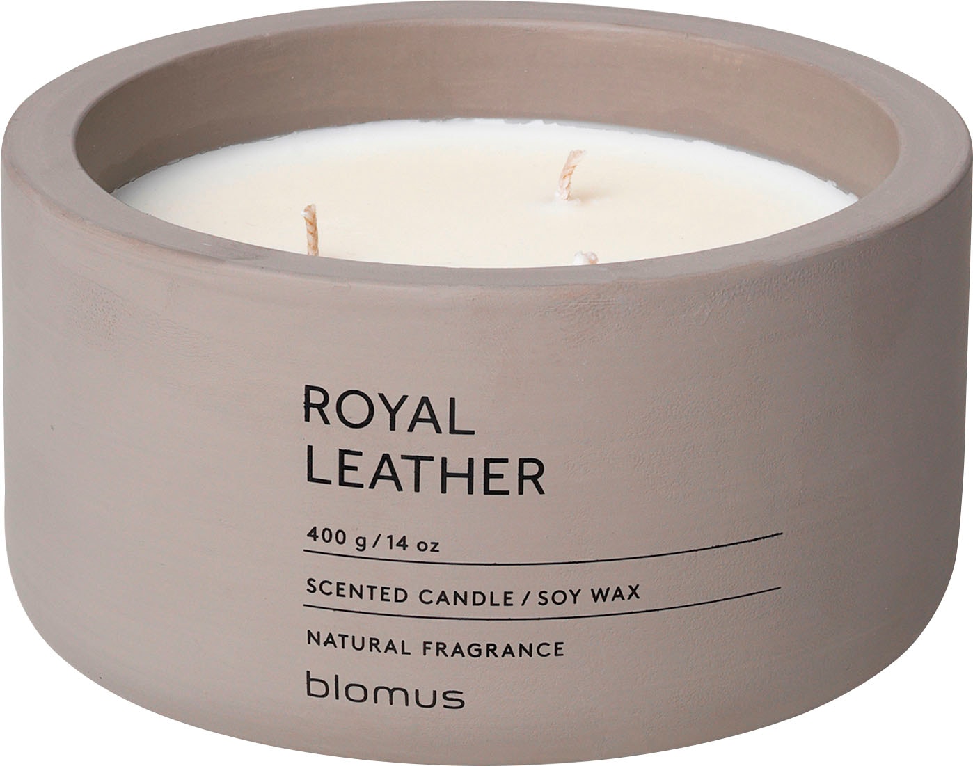 BLOMUS Duftkerze »FRAGA, Weihnachtsdeko« taupe (satellite) Ø/H: 13 cm x 7 cm