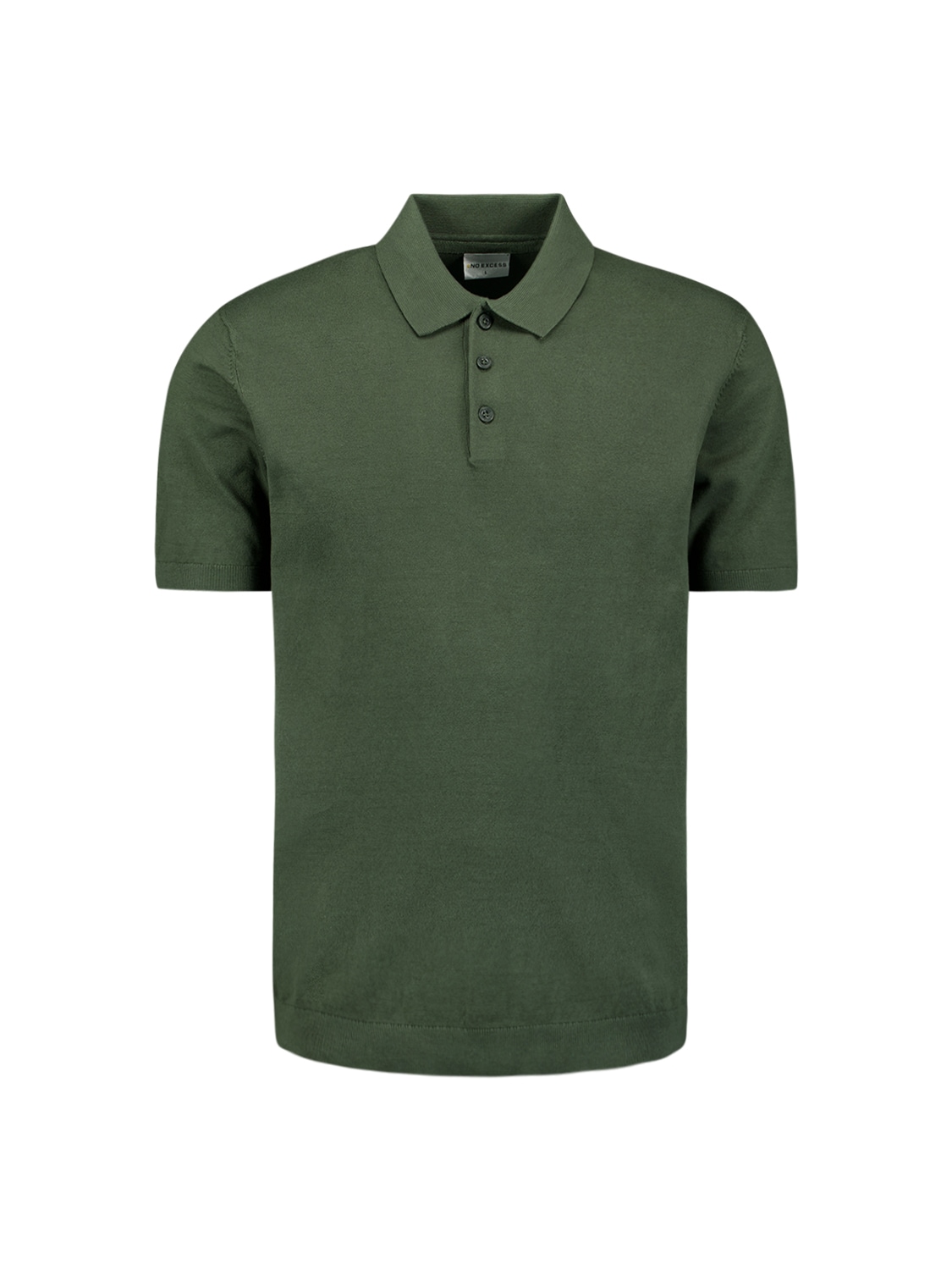 NO EXCESS T-Shirt »No Excess Gestricktes Poloshirt«