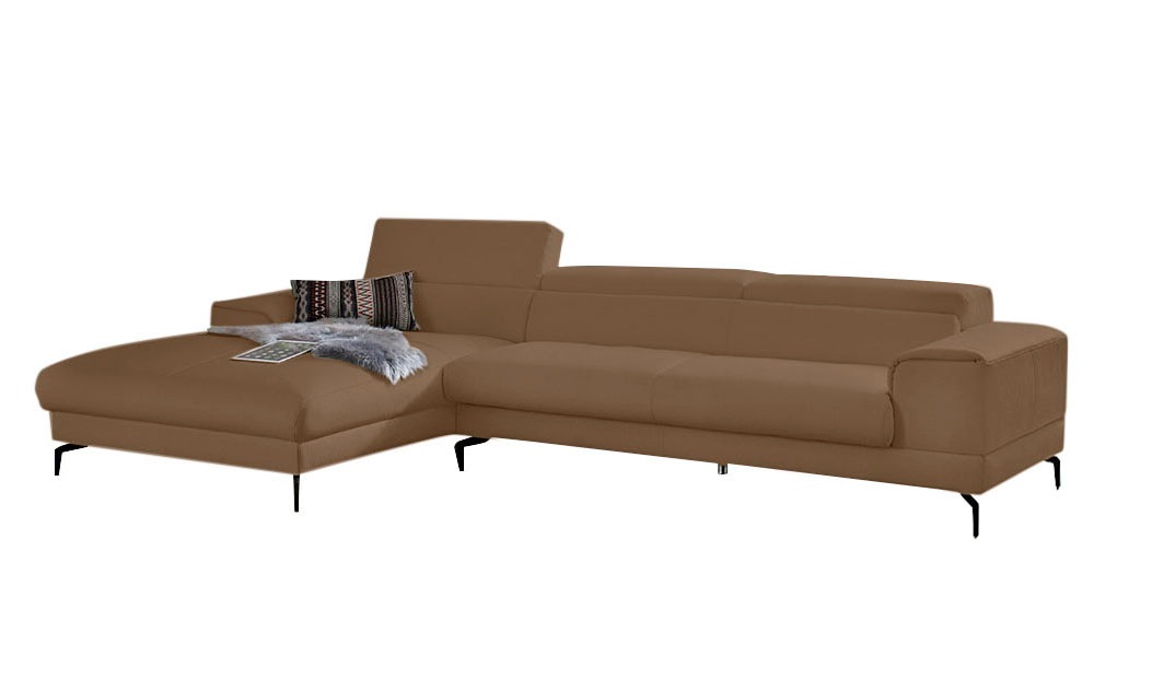 W.SCHILLIG Ecksofa »piedroo, Designsofa mit tollem Sitzkomfort, bequem, L-F günstig online kaufen