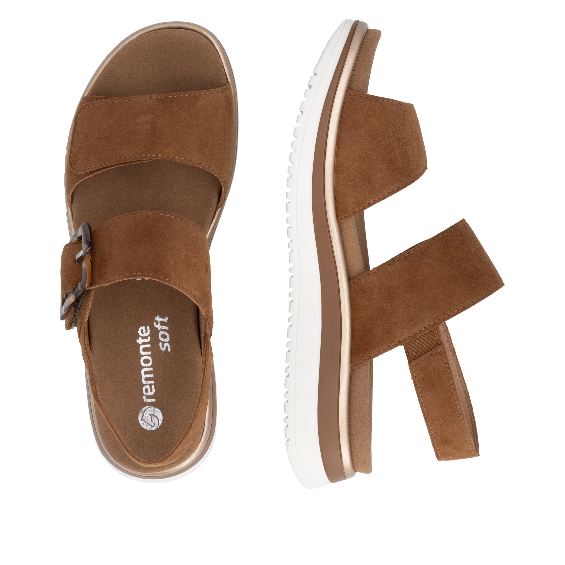 Remonte Plateausandale  Sommerschuh, Sandalette, Klettschuh mit Lite ´n Soft-Ausstattung
