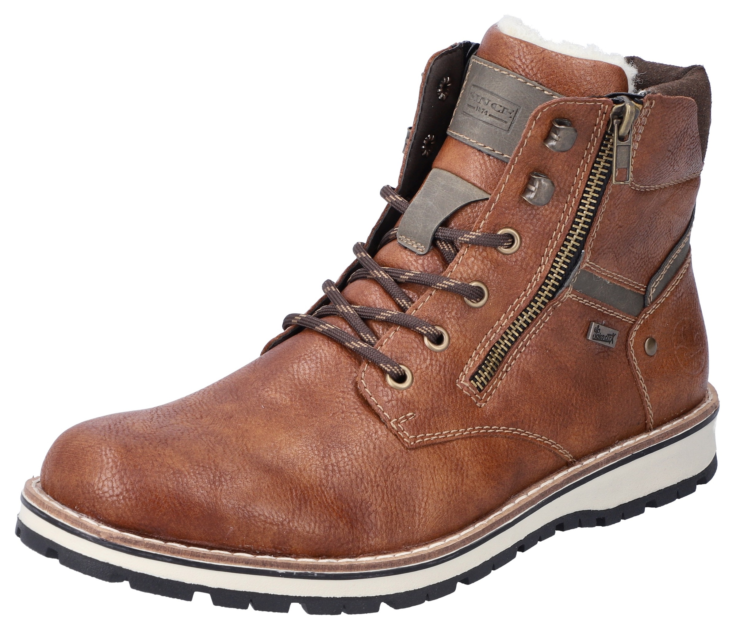 Rieker Winterboots, mit komfortabler Rieker TEX-Ausstattung, Freizeitschuh, Schnürschuh