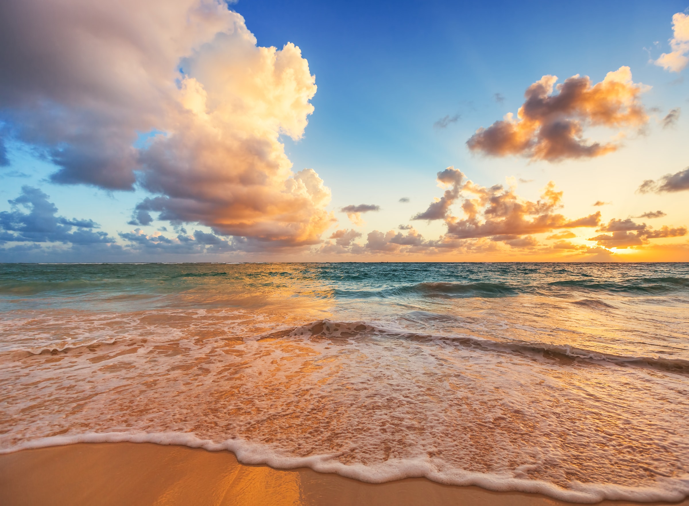 Papermoon Fototapete »Caribbean Beach« glatt günstig online kaufen