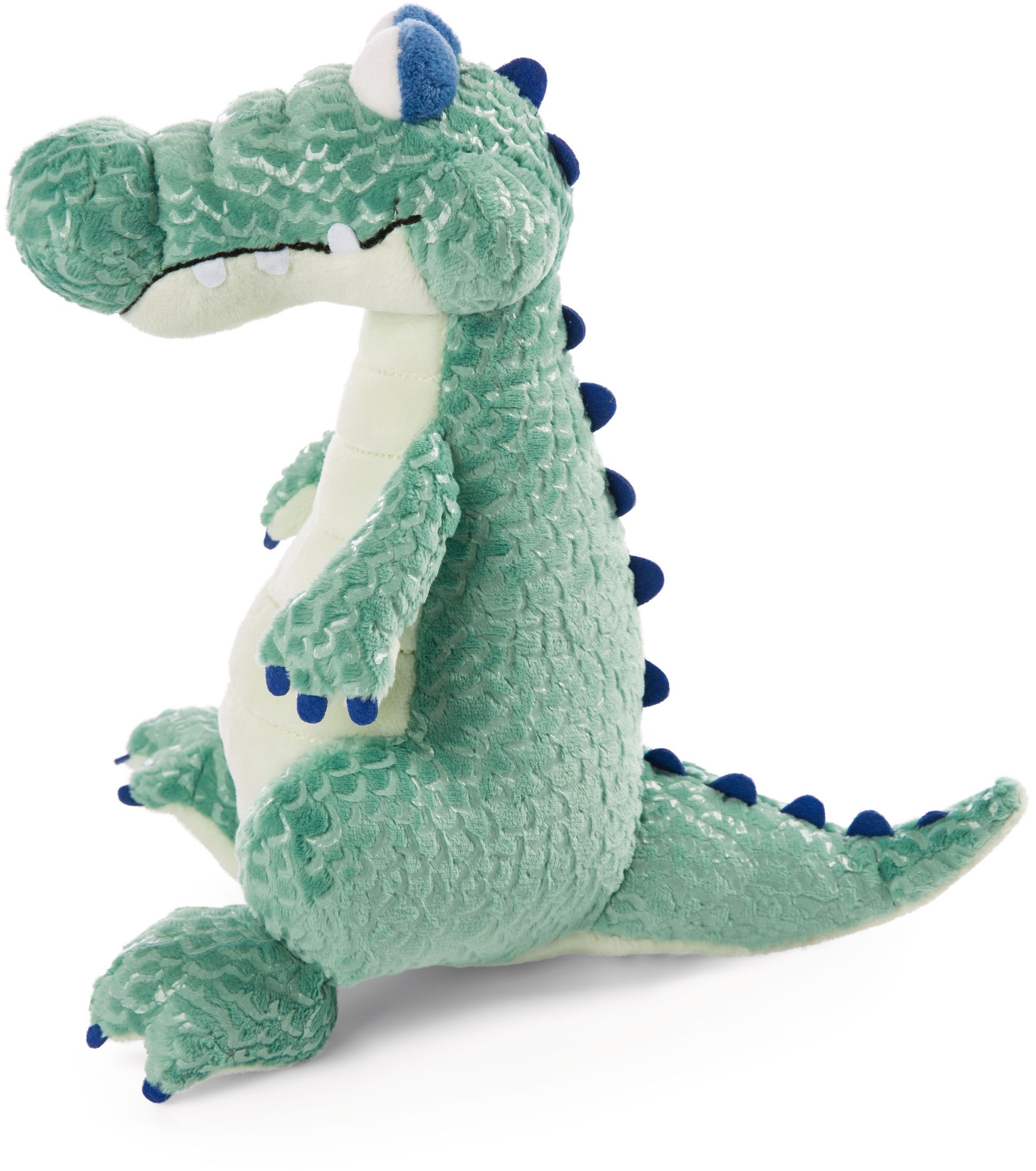 Nici Kuscheltier »Wild Friends GREEN, Krokodil Croco McDile, 27 cm«, sitzend; enthält recyceltes Material