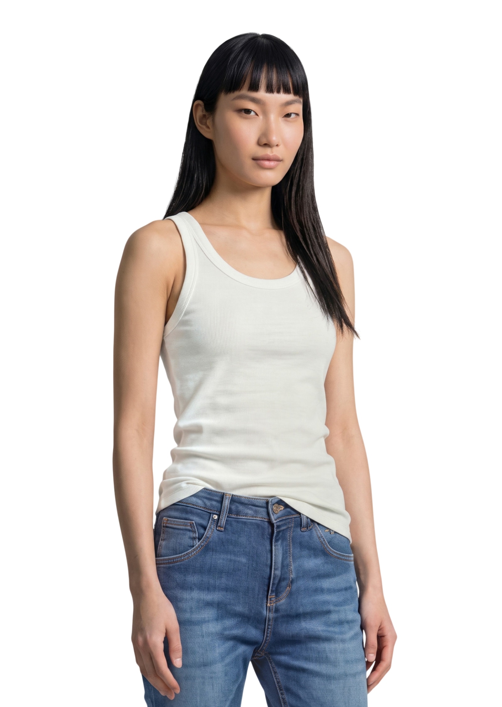 Marc O'Polo DENIM Tanktop im schlichten Basic Look