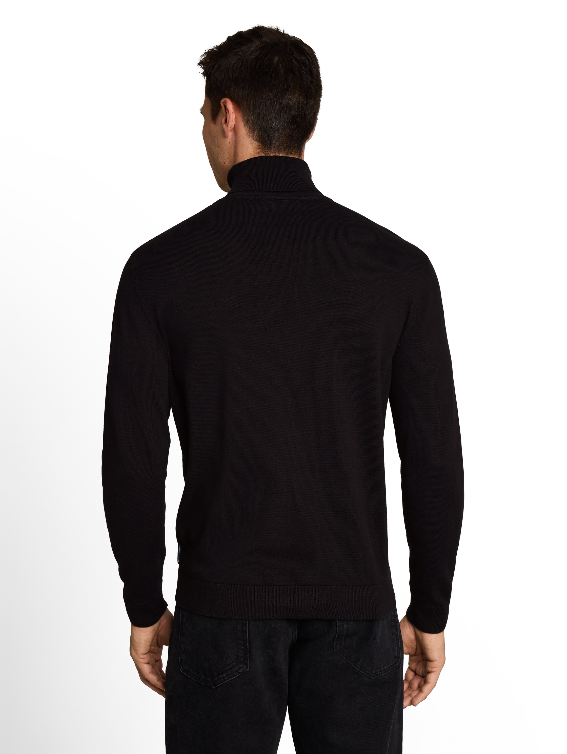 TOM TAILOR Rollkragenpullover im Strick-Design
