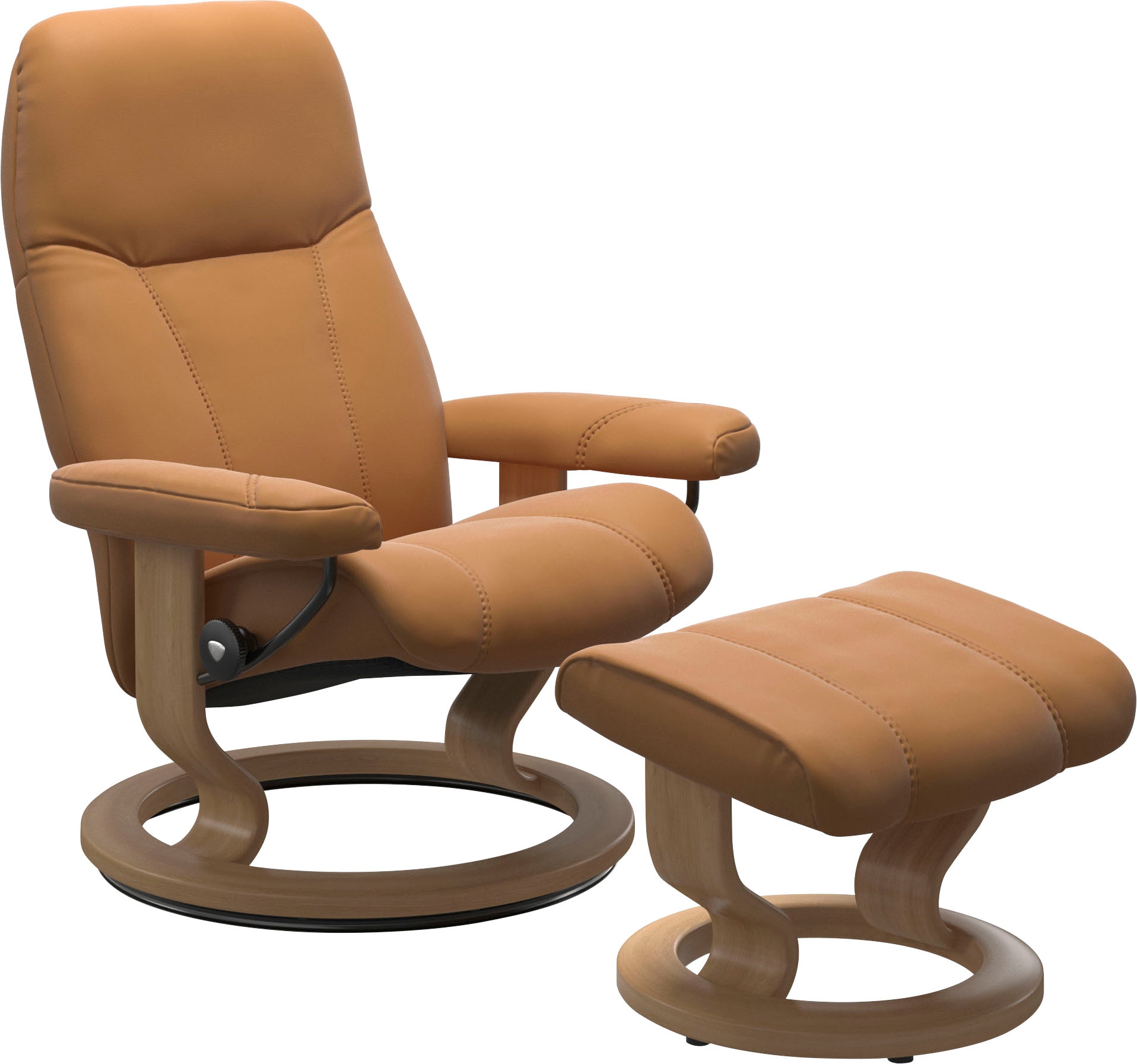 Stressless® Relaxsessel »1« Set, Relaxsessel mit Hocker, mit Hocker, mit Cl günstig online kaufen